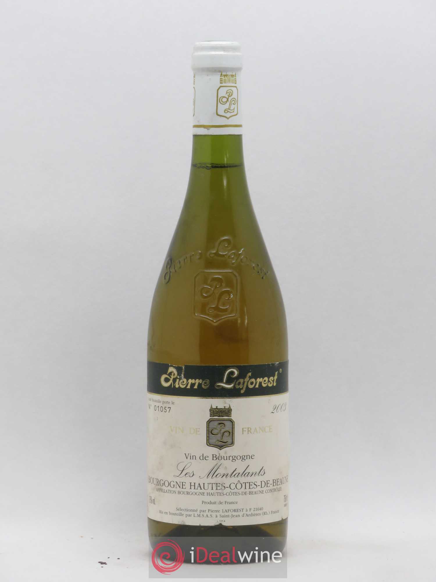 Hautes-Côtes de Beaune Les Montalans Pierre Laforets 2003 - Posten von 1 Flasche - 0