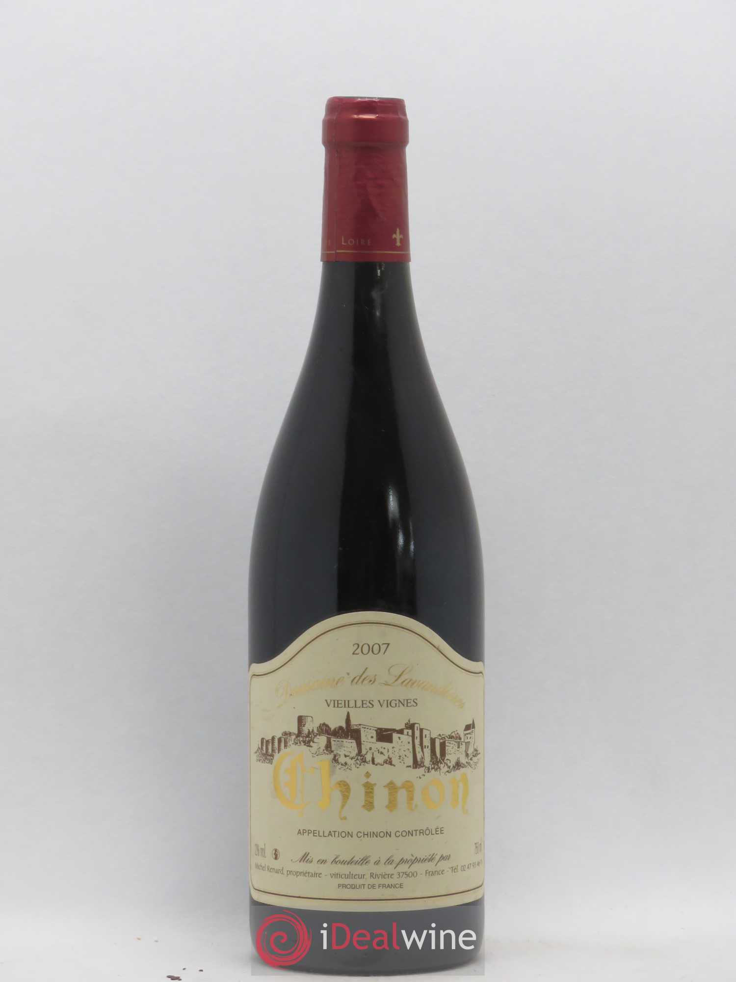 Chinon Domaine Des Lavandieres Vieille Vigne Michel Renard 2007 - Posten von 1 Flasche - 0