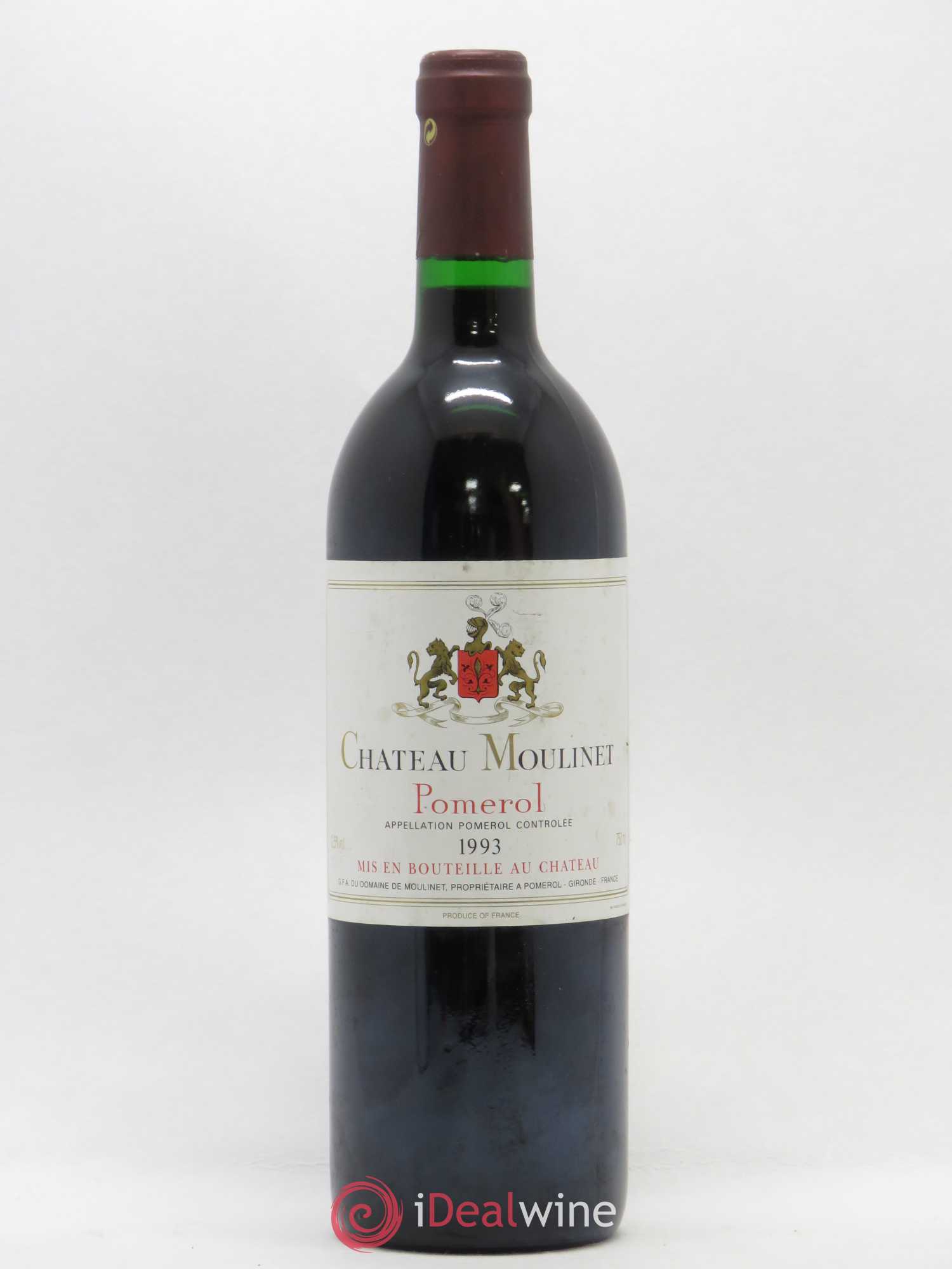Château Moulinet 1993 - Lot de 1 bouteille - 0