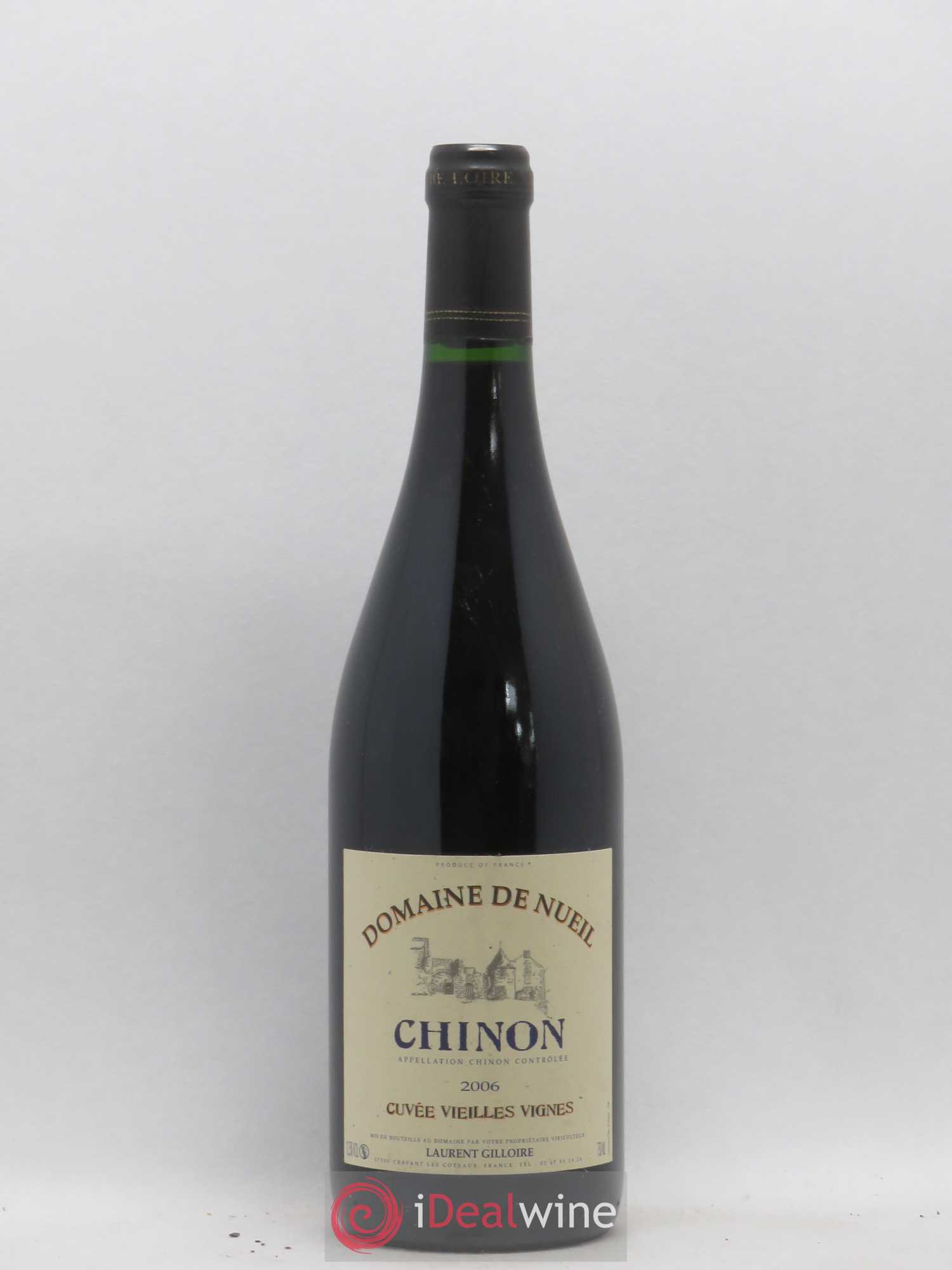 Chinon Domaine De Nueil Cuvee Vieille Vigne Laurent Gilloire 2006 - Posten von 1 Flasche - 0