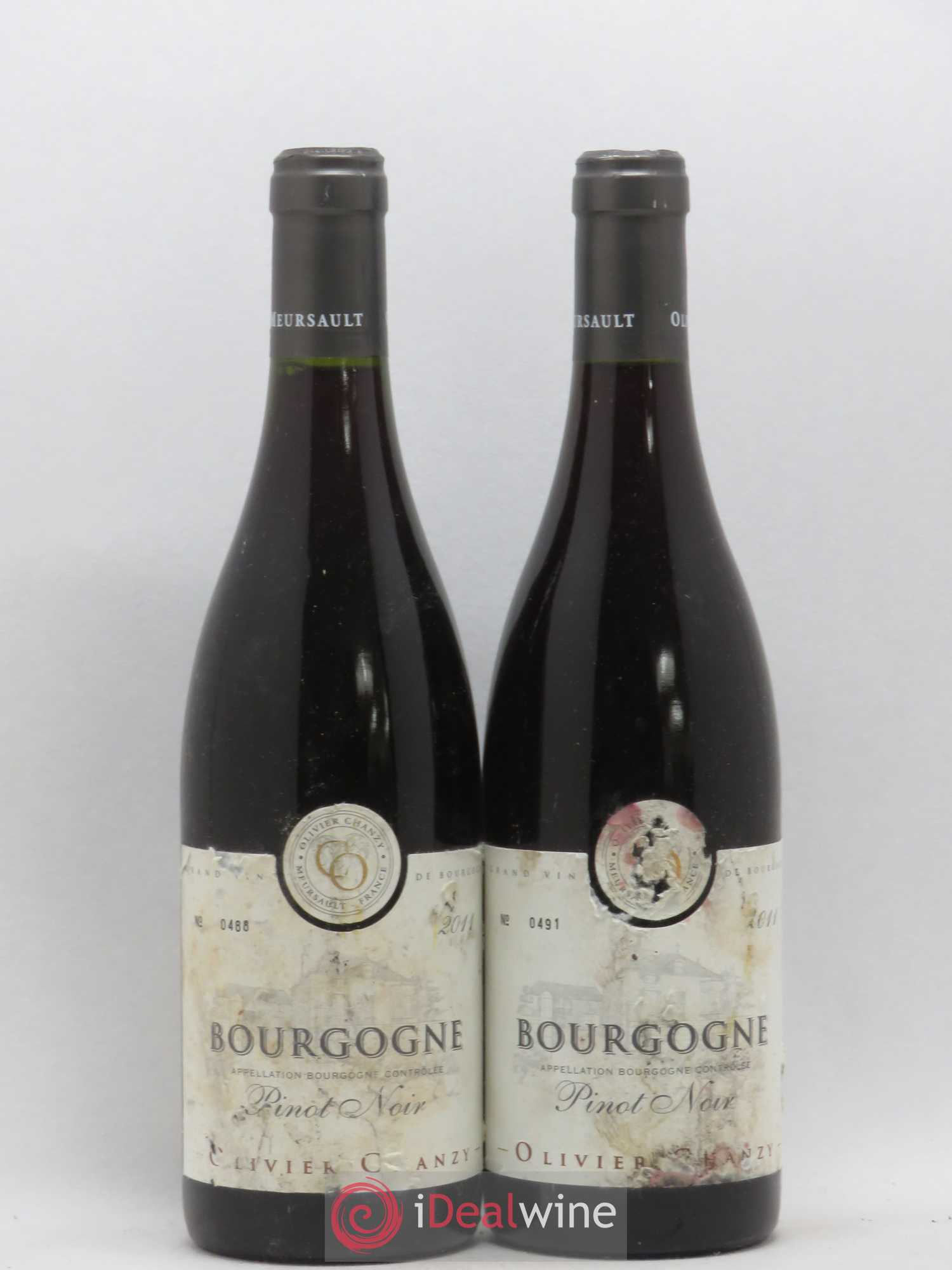 Bourgogne Pinot Noir Olivier Chanzy 2011 - Posten von 2 Flaschen - 0