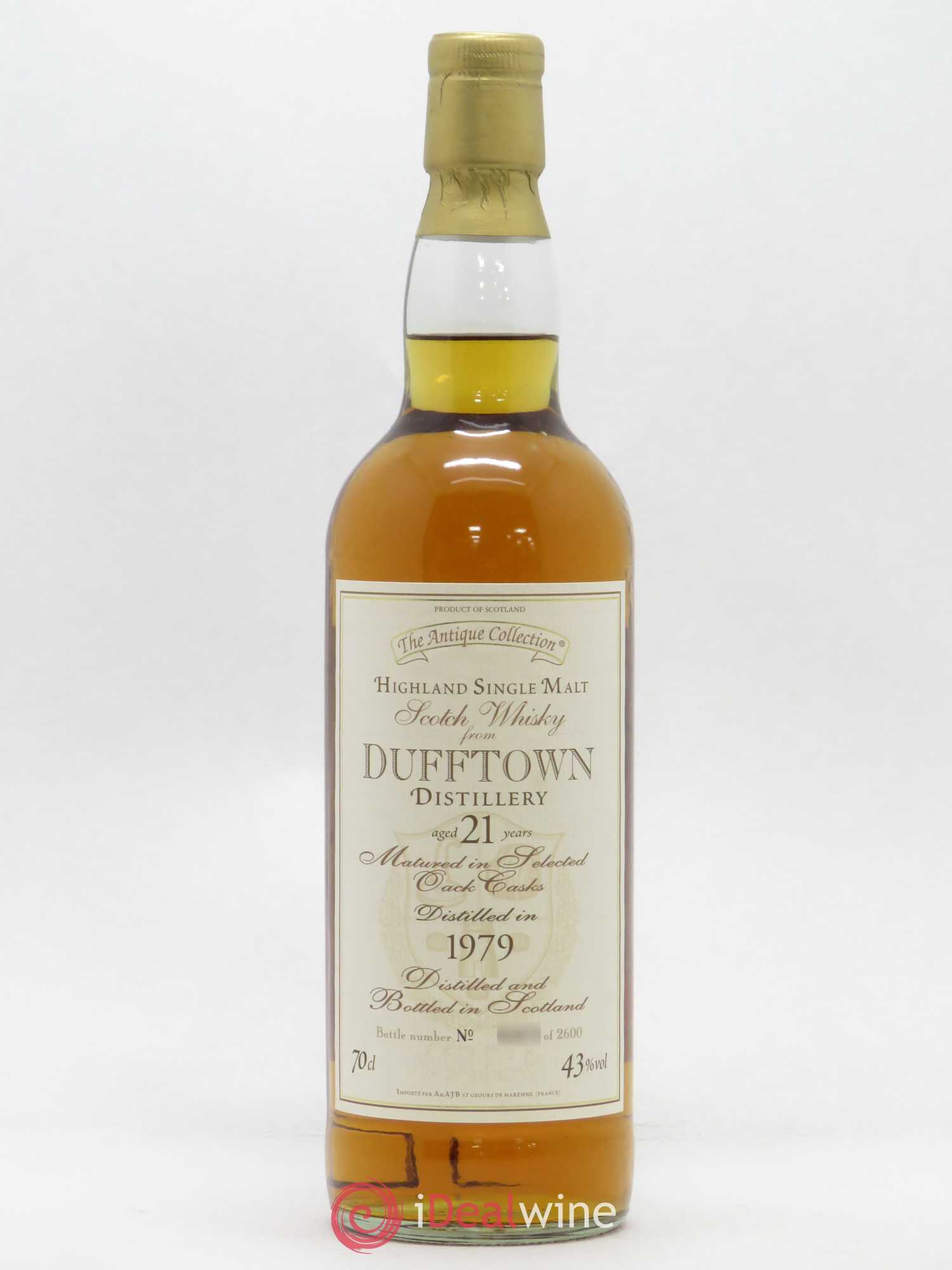 Whisky Dufftown The Antique Collection Highland Single Malt 21 ans d'âge 1979 - Lot of 1 bottle - 0