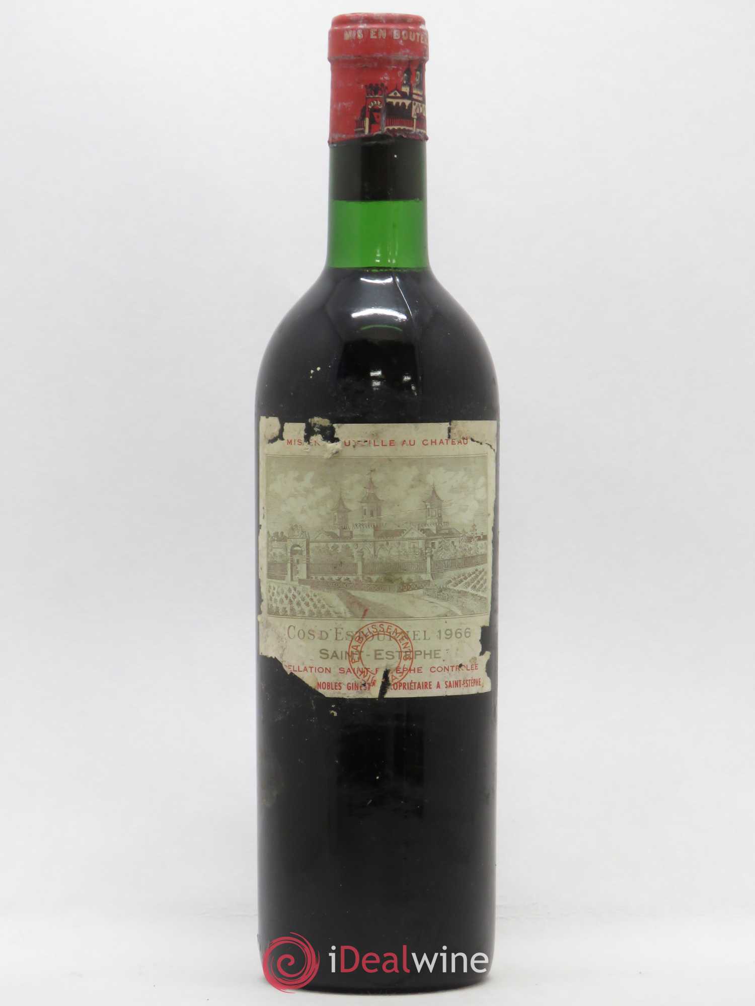 Cos d'Estournel 2ème Grand Cru Classé 1966 - Lot de 1 bouteille - 0