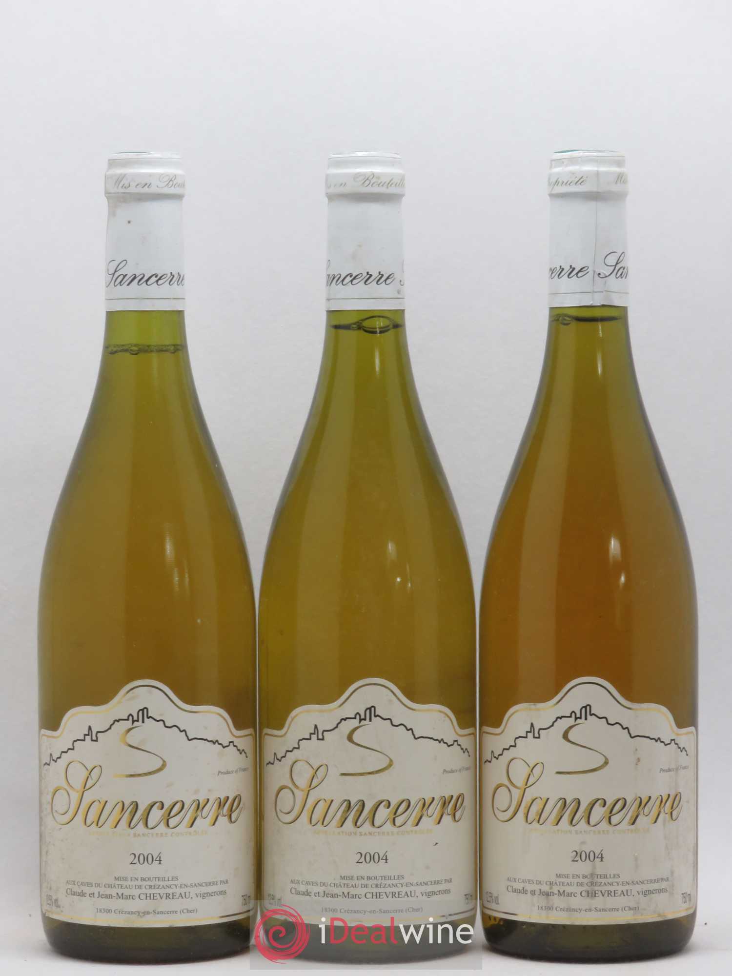 Sancerre Claude et Jean Marc Chevreau 2004 - Posten von 3 Flaschen - 0