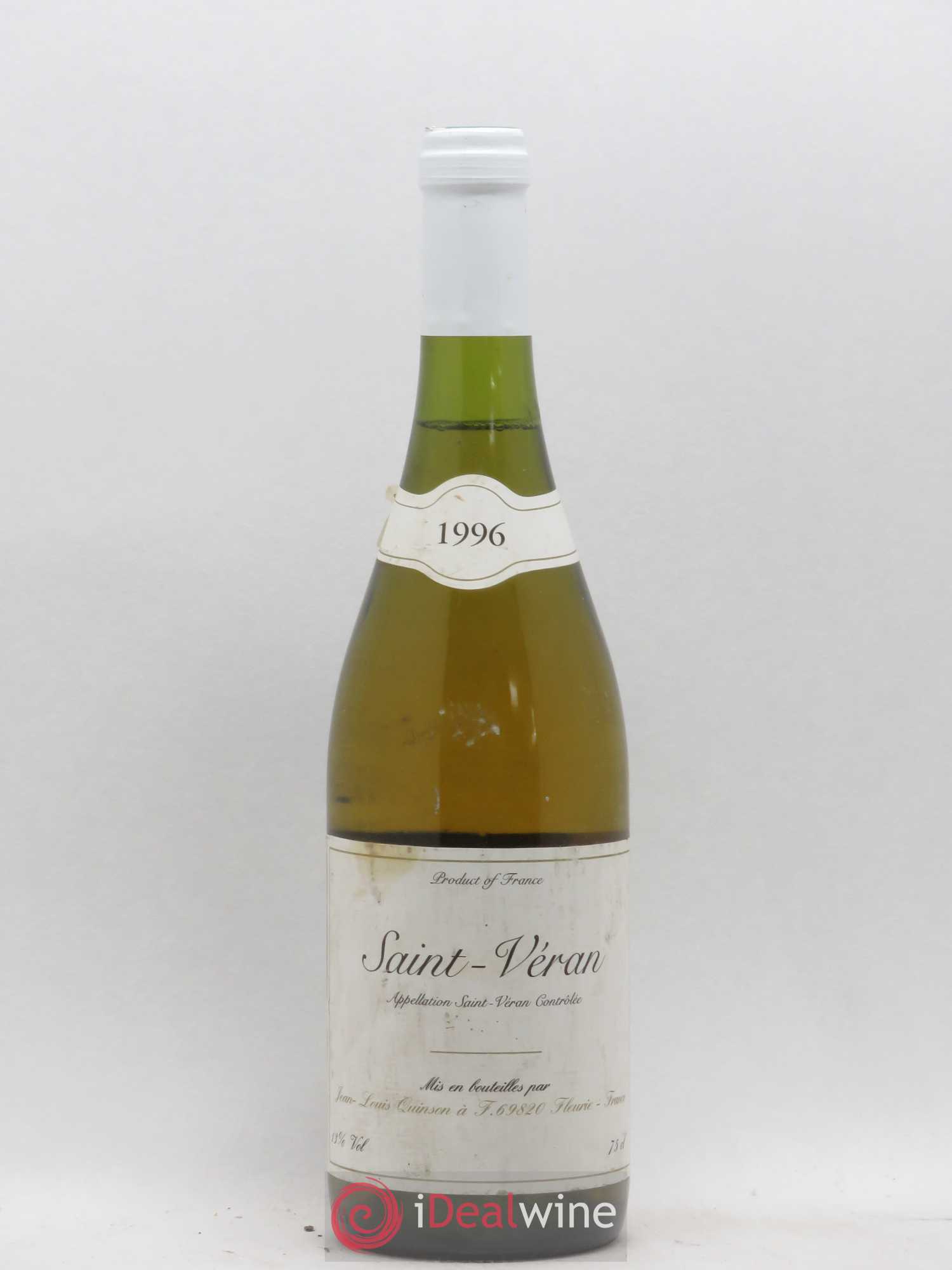 Saint-Véran Jean Louis Quinson 1996 - Posten von 1 Flasche - 0