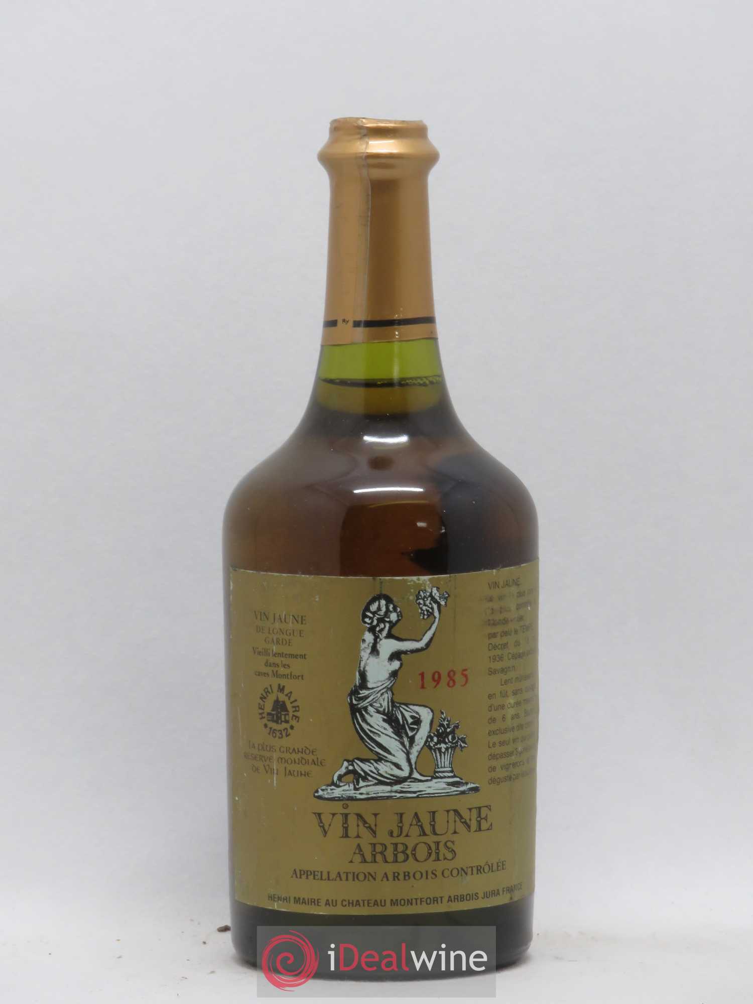 Arbois Vin Jaune Henri Maire 1985 - Lot de 1 bouteille - 0