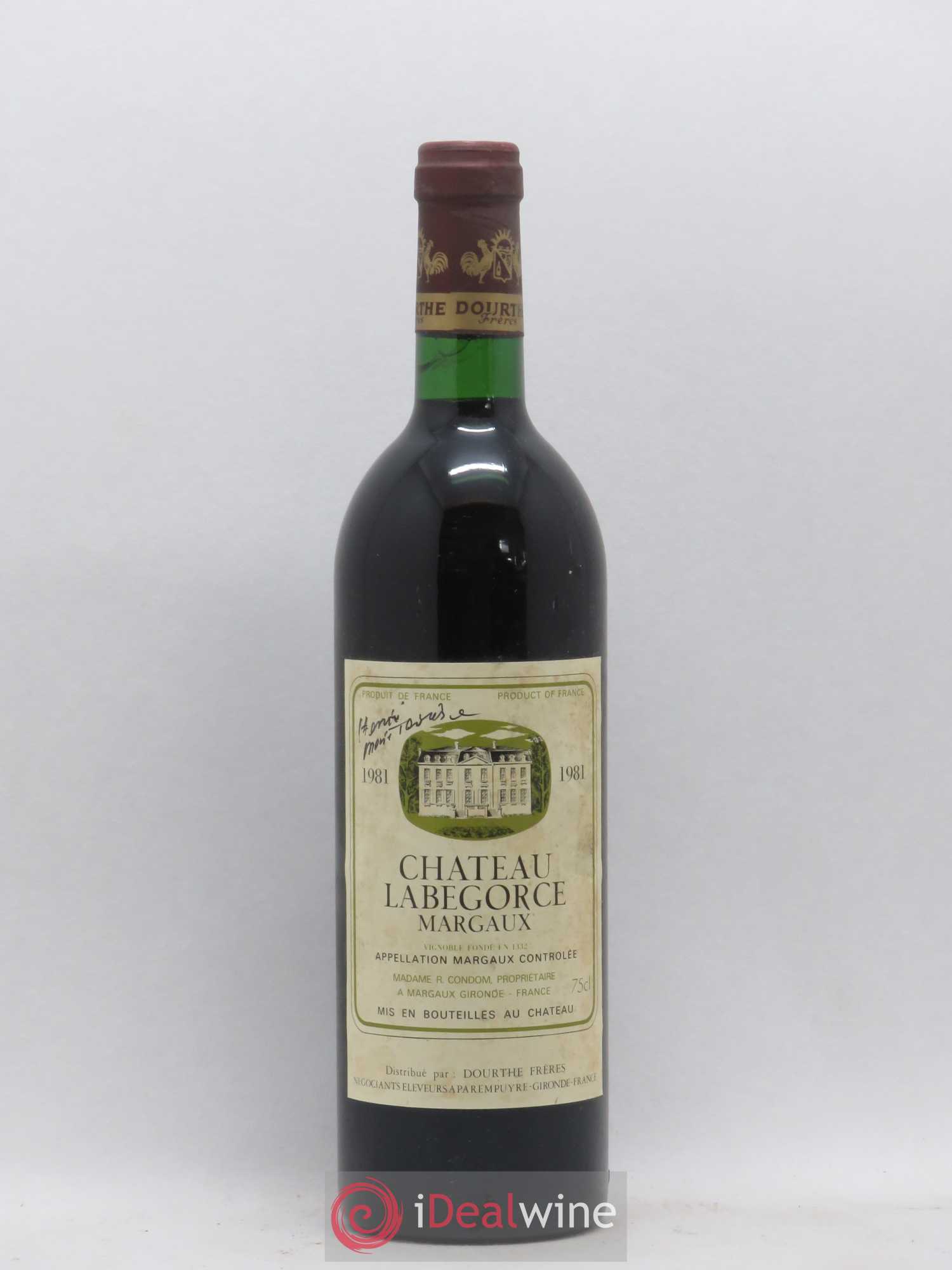 Château Labegorce Cru Bourgeois 1981 - Lot de 1 bouteille - 0