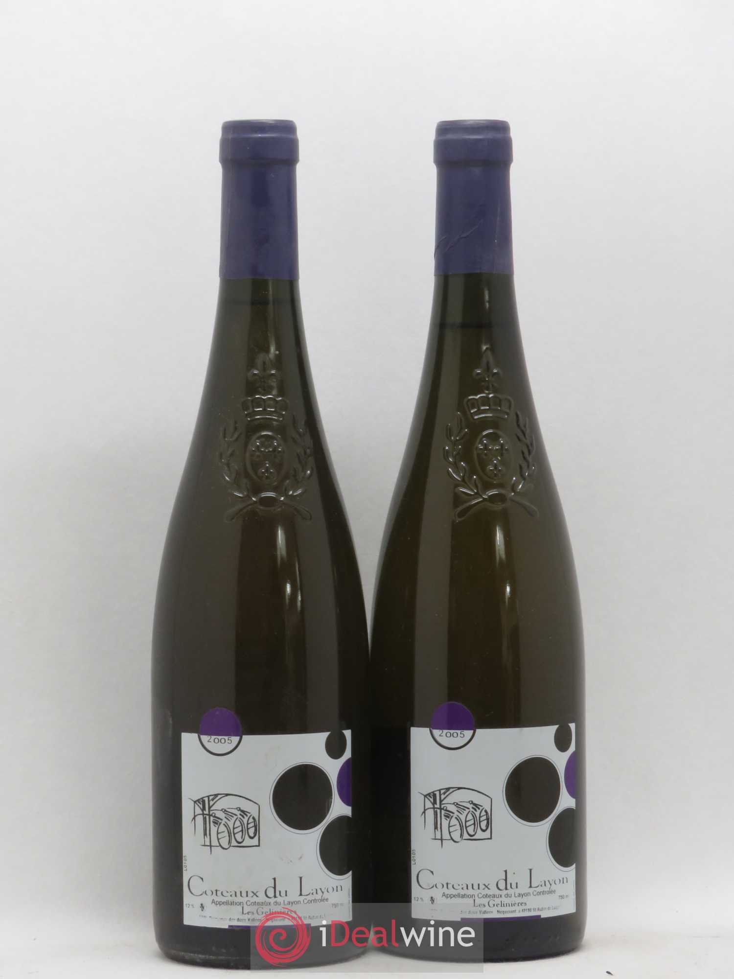 Coteaux du Layon Les Gellinieres Domain Deux Valleys 2005 - Lotto di 2 bottiglie - 0