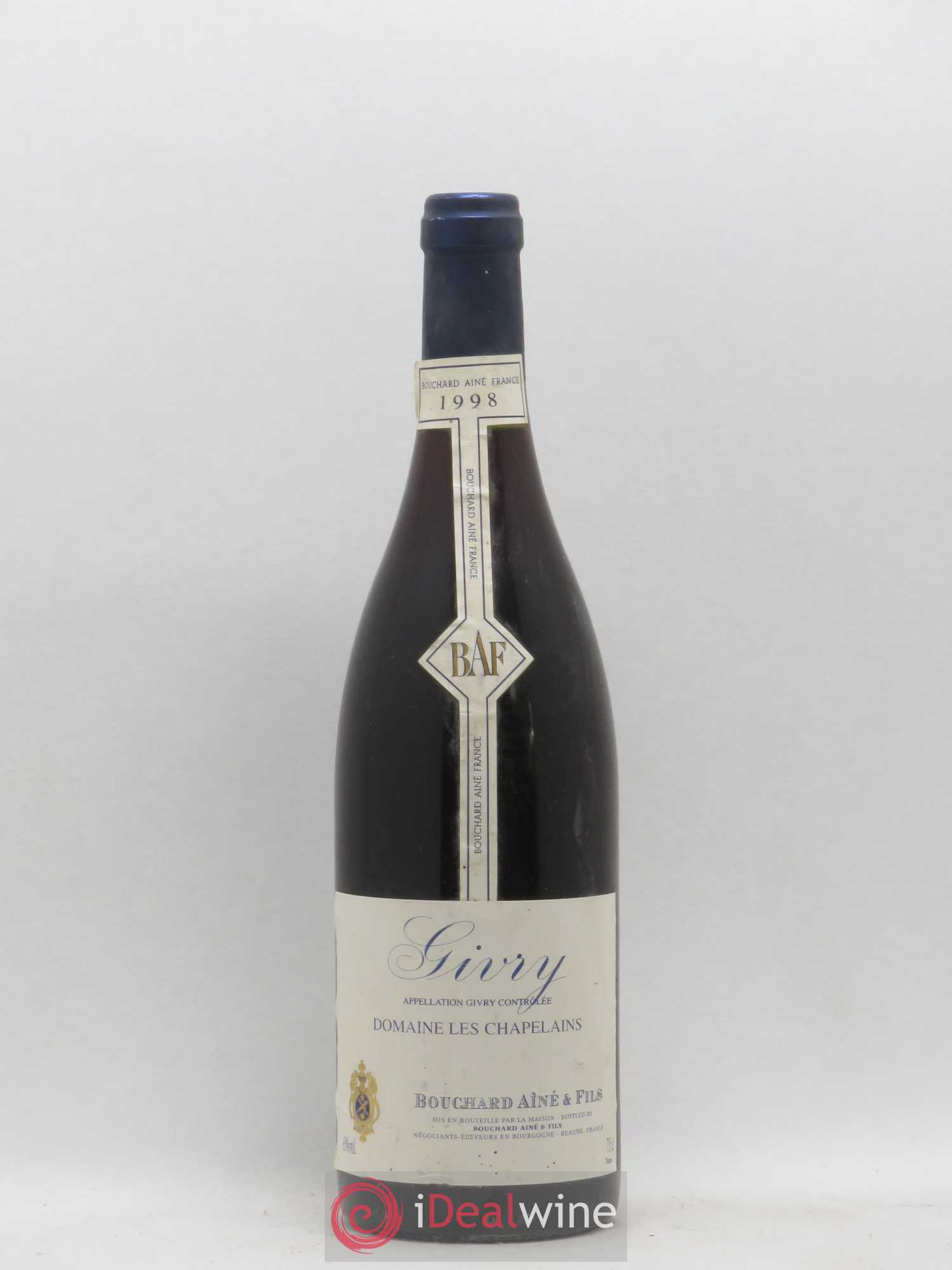 Givry Domaine Les Chapelains Bouchard Aine Et Fils 1998 - Posten von 1 Flasche - 0