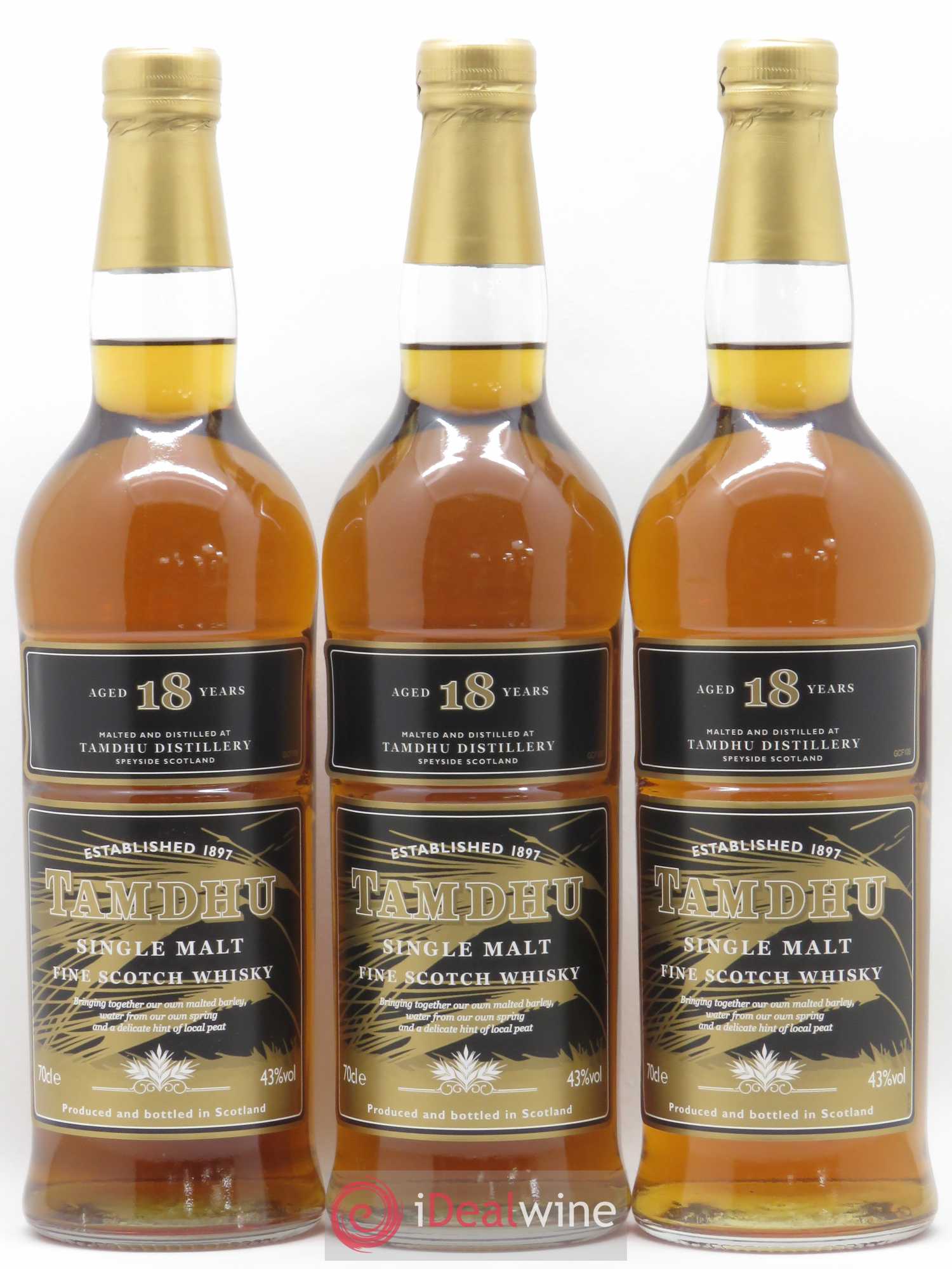 Whisky Tamdhu 18 ans - Posten von 3 Flaschen - 0