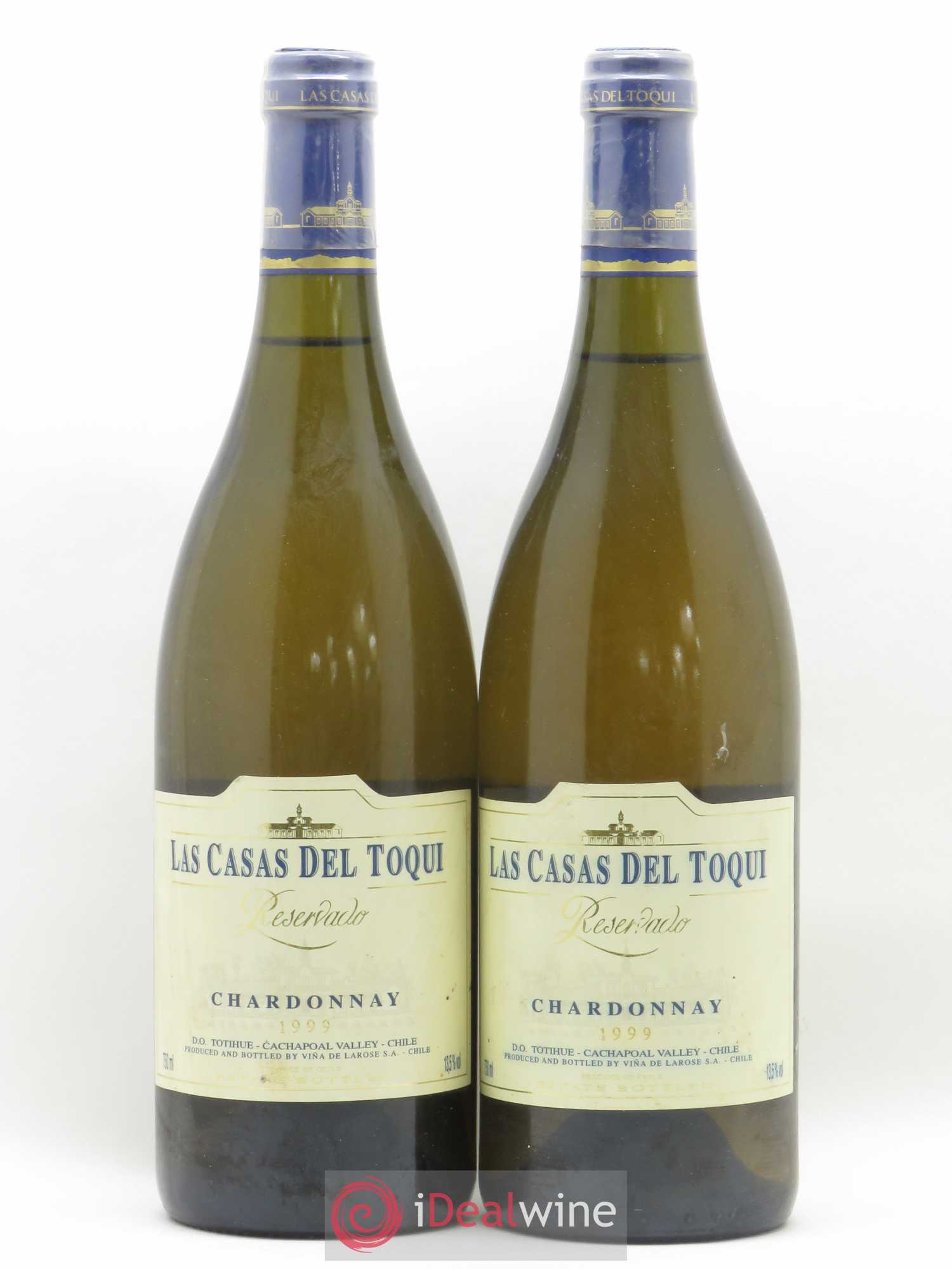 Chili Chardonnay Las Casas del Toqui Cachapoal Valley 1999 - Posten von 2 Flaschen - 0