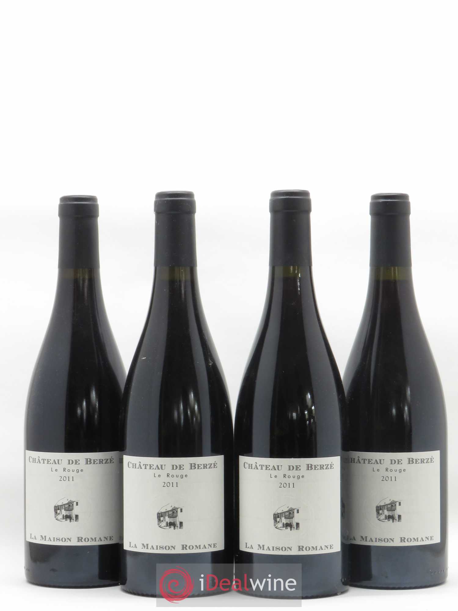 Mâcon Le Rouge Château de Berzé La Maison Romane 2011 - Posten von 4 Flaschen - 0