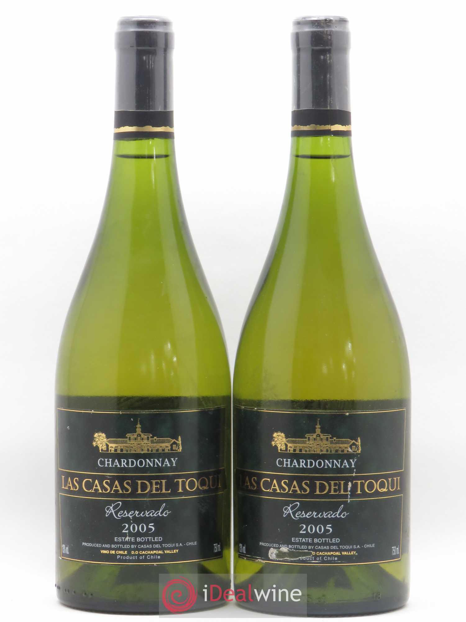 Chili Chardonnay Las Casas del Toqui Reserve Cachapoal Valley 2005 - Posten von 2 Flaschen - 0