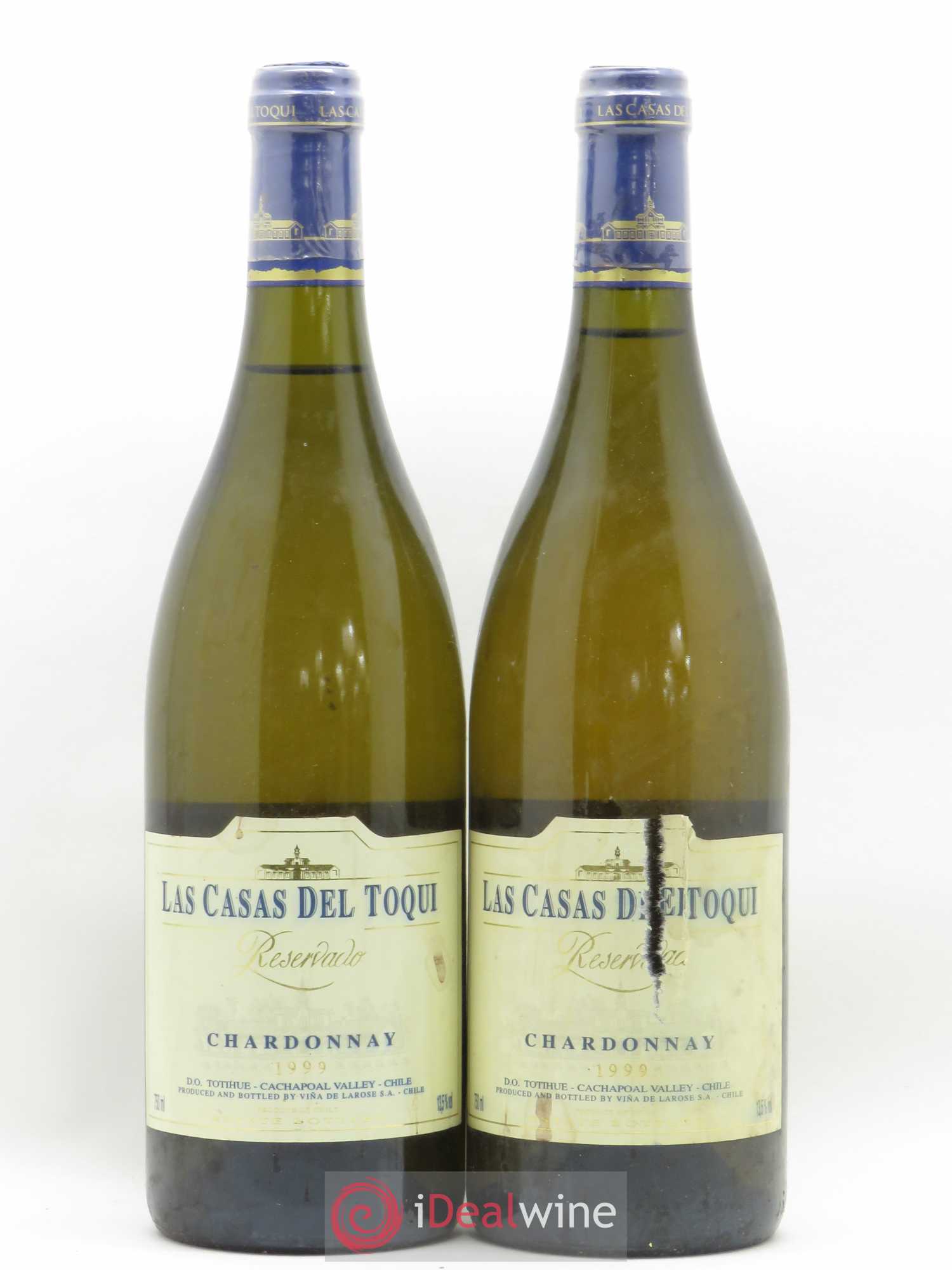 Chili Chardonnay Las Casas del Toqui Cachapoal Valley 1999 - Posten von 2 Flaschen - 0