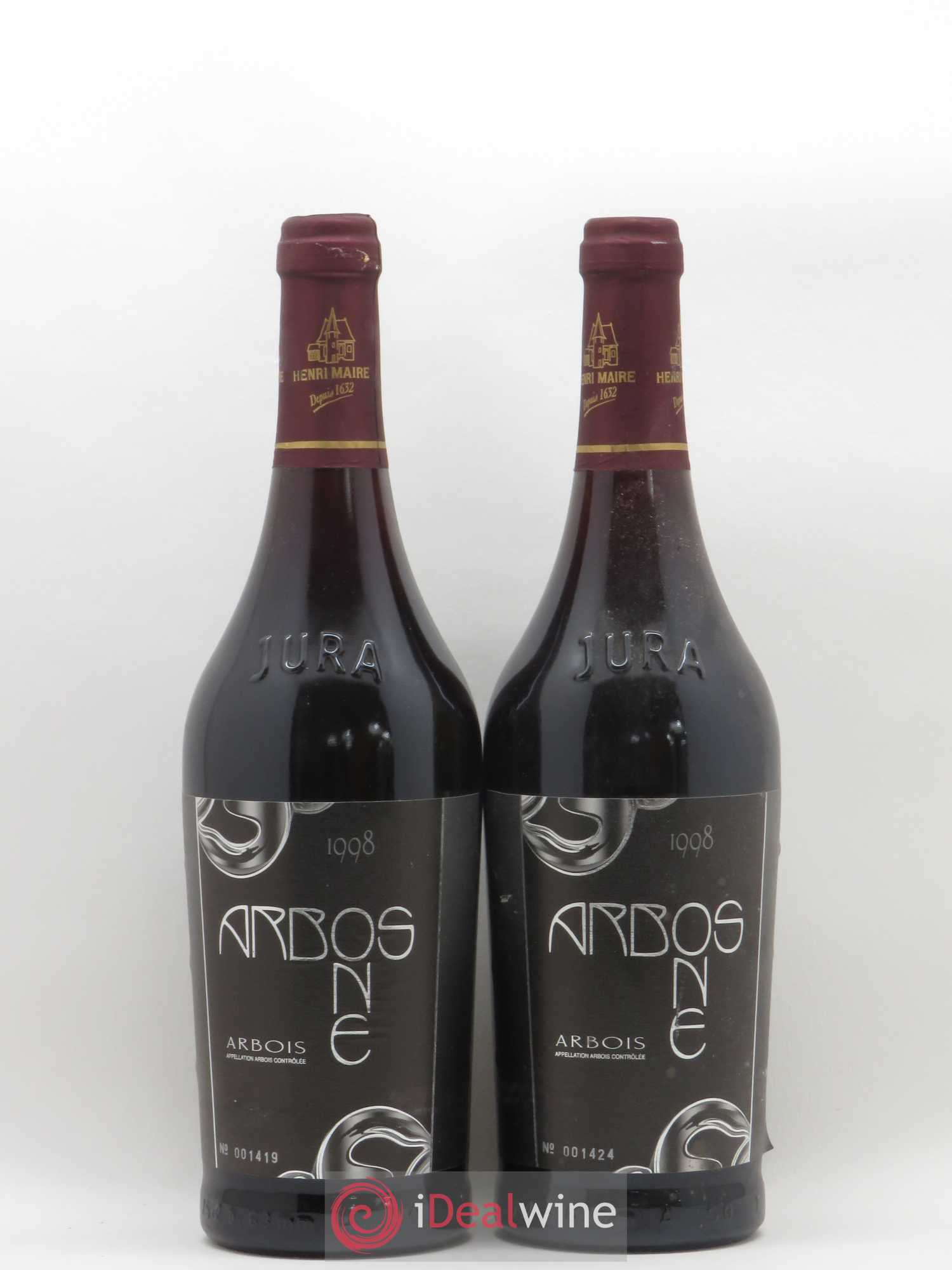 Arbois Arbos One Henri Maire 1998 - Posten von 2 Flaschen - 0