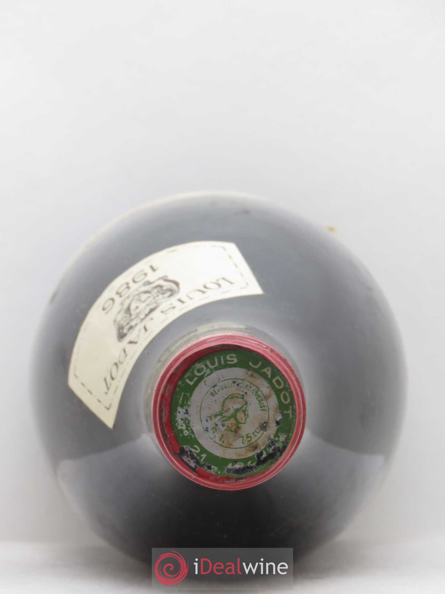 Chapelle-Chambertin Grand Cru Maison Louis Jadot 1986 - Lot de 1 bouteille - 1