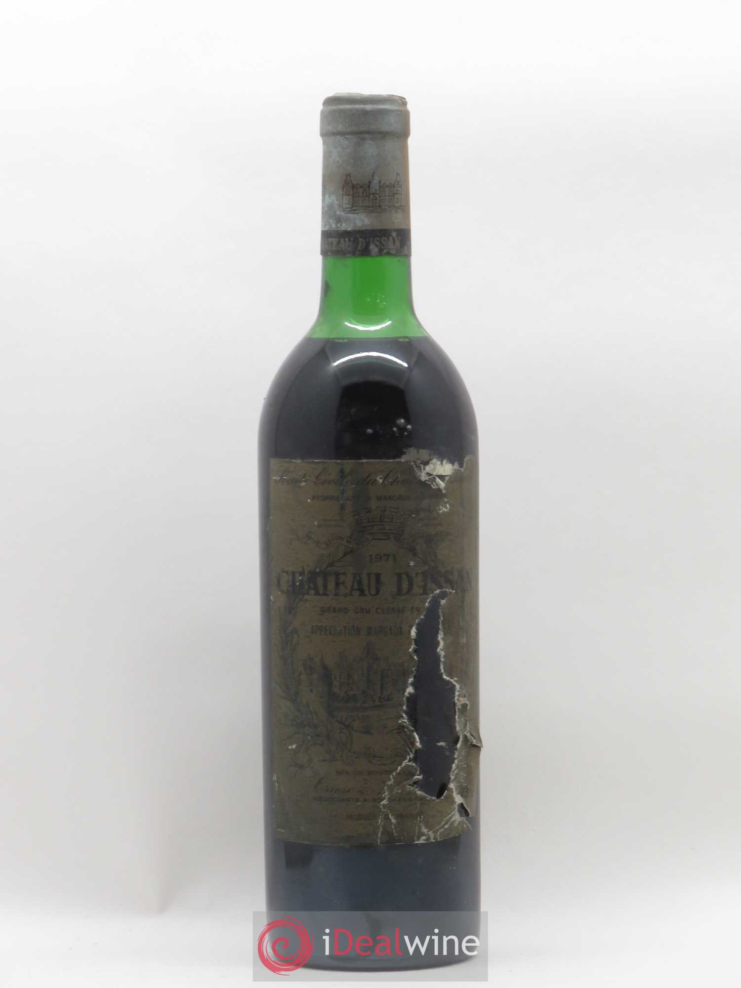 Château d'Issan 3ème Grand Cru Classé 1971 - Lot de 1 bouteille - 0