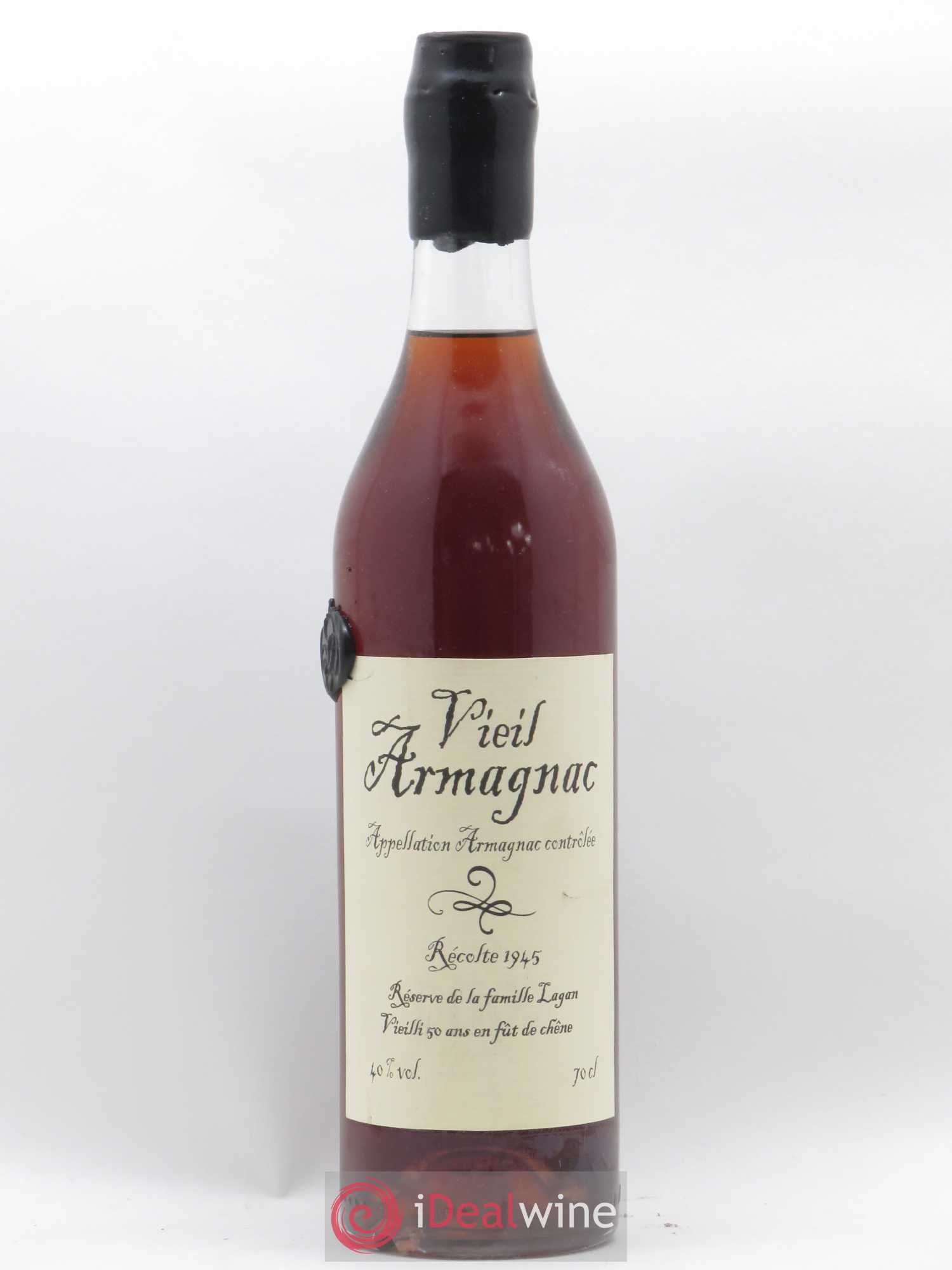 Armagnac Jaques Lagan Vielli 50 ans en fut de chêne 1945 - Posten von 1 Flasche - 0