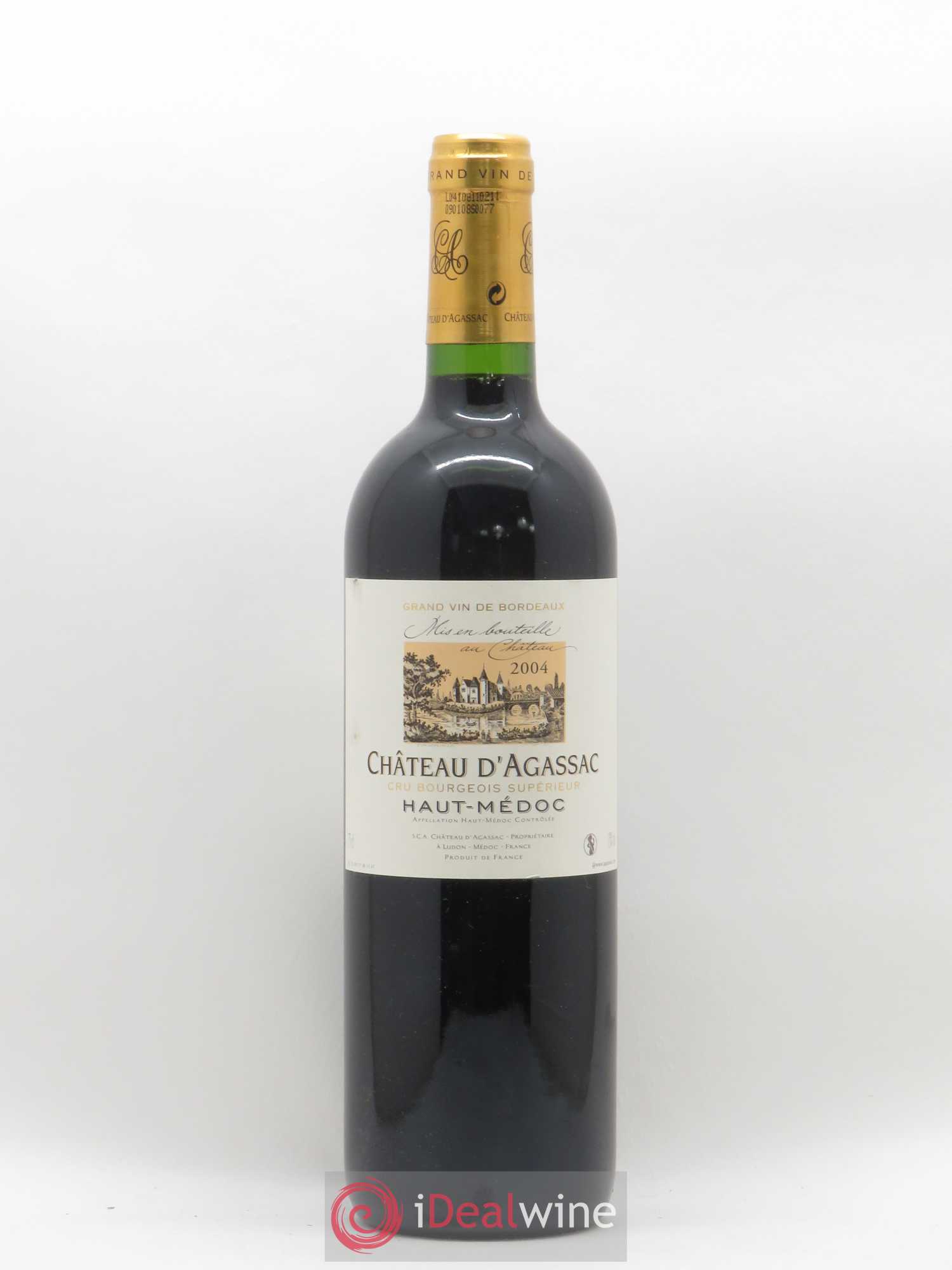 Château d' Agassac Cru Bourgeois 2004 - Lot de 1 bouteille - 0