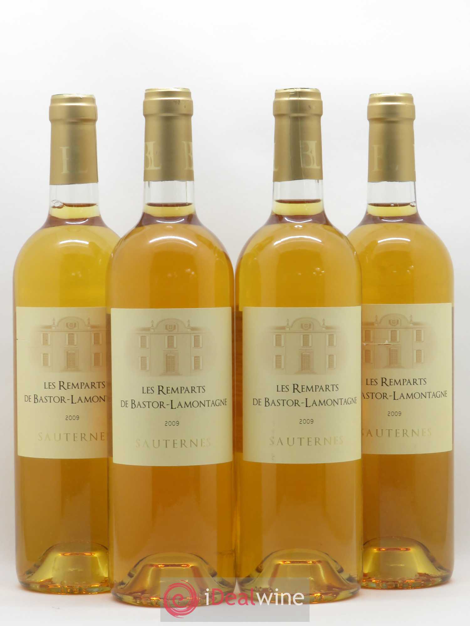 Sauternes Les Remparts de Bastors Lamontagne 2009 - Lotto di 4 bottiglie - 0