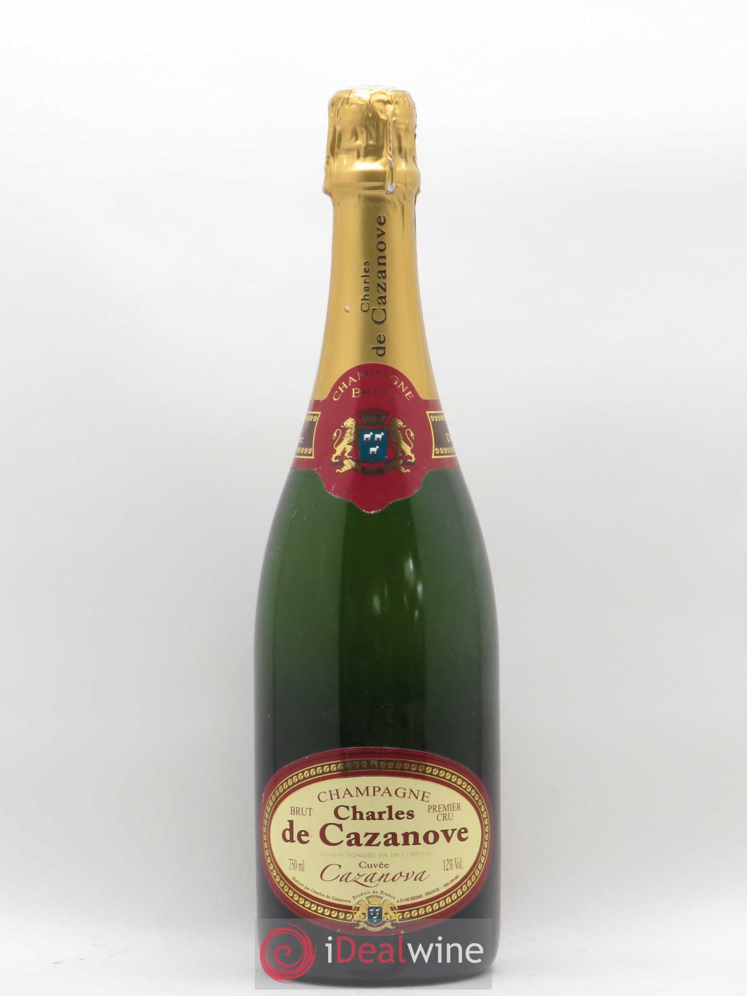Champagne 1er cru cuvée Cazanova Charles de Cazanove - Posten von 1 Flasche - 0