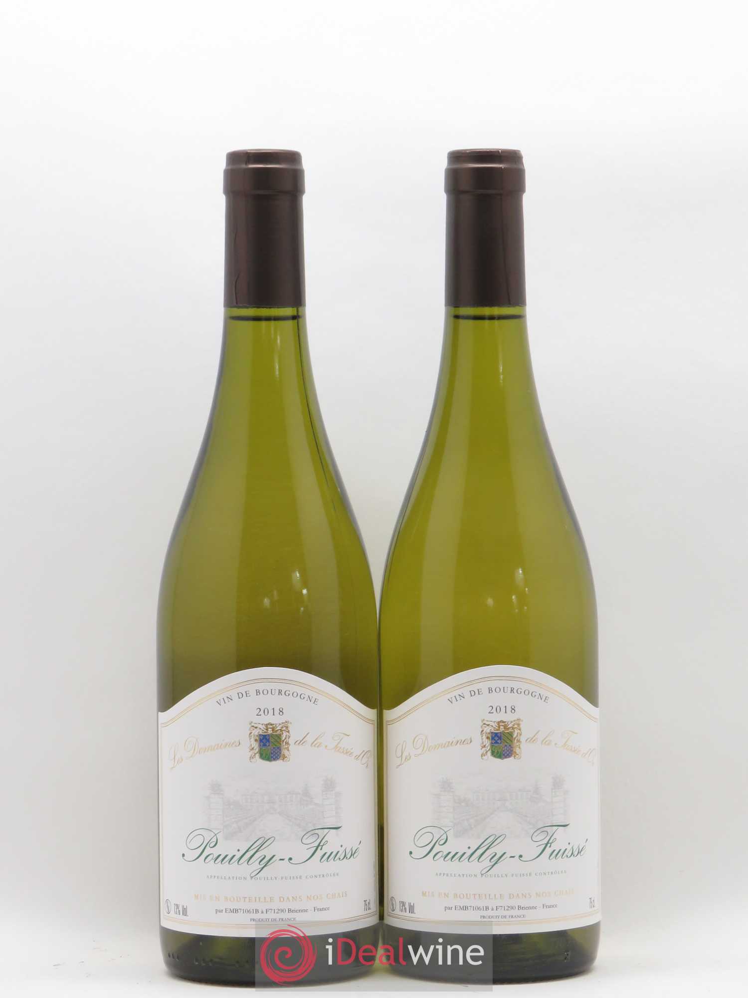 Pouilly-Fuissé Domaine de La Tassée d'Or 2018 - Posten von 2 Flaschen - 0