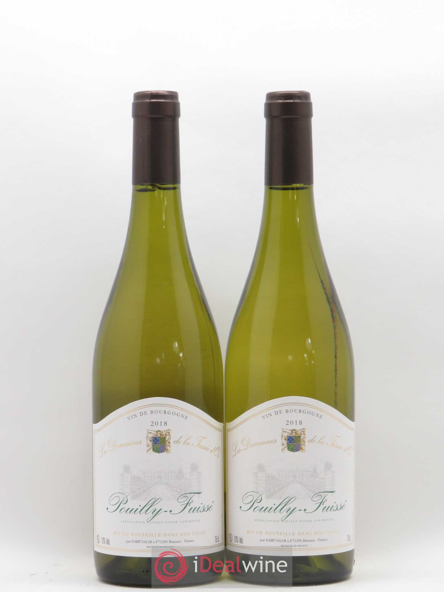 Pouilly-Fuissé Domaine de La Tassée d'Or 2018 - Posten von 2 Flaschen - 0