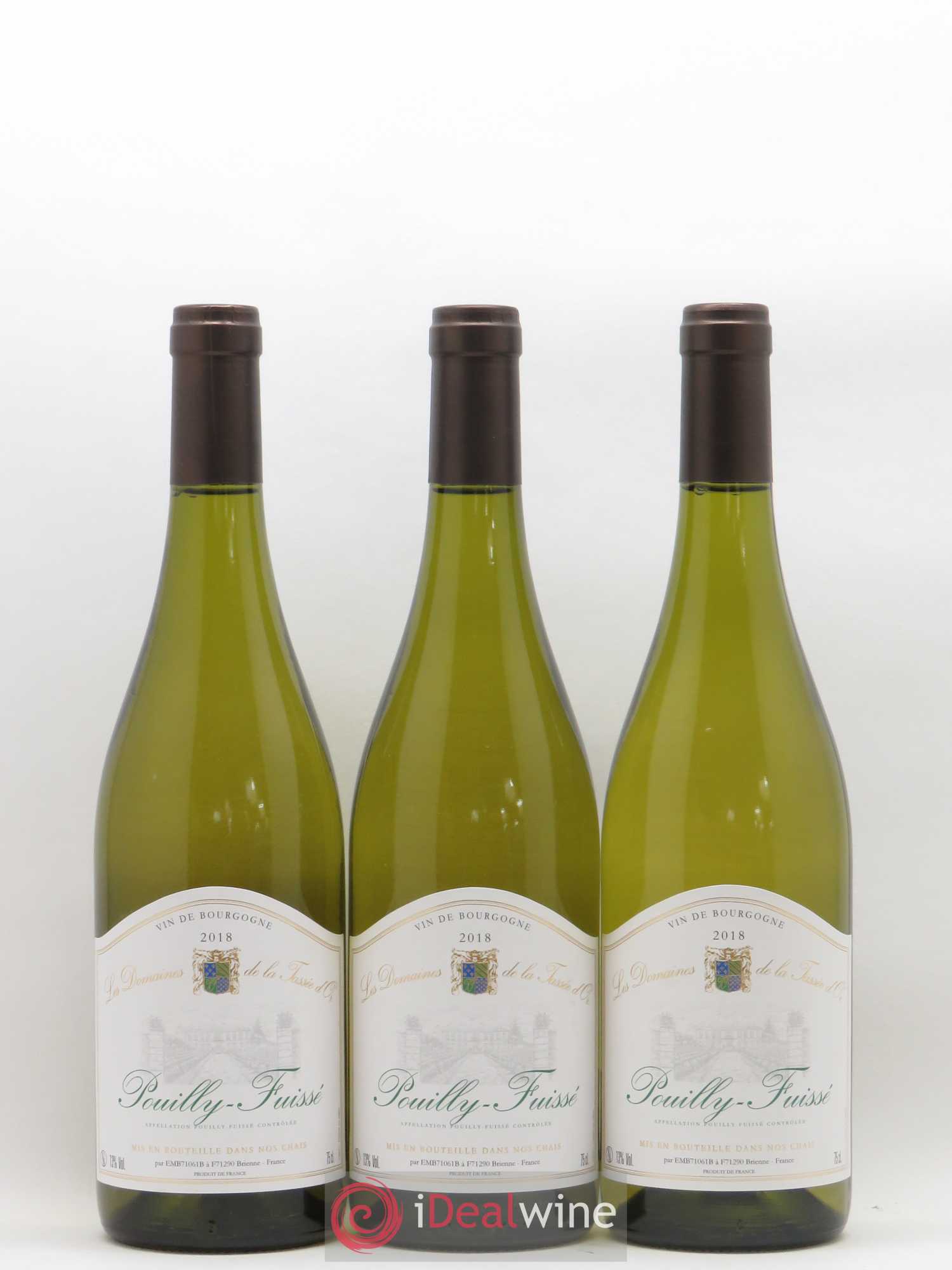 Pouilly-Fuissé Domaine de La Tassée d'Or 2018 - Posten von 3 Flaschen - 0