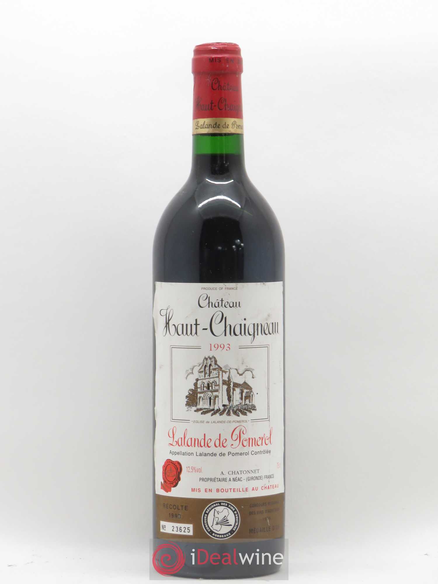 Lalande-de-Pomerol Château Haut Chaigneau (sans prix de réserve) 1993 - Posten von 1 Flasche - 0