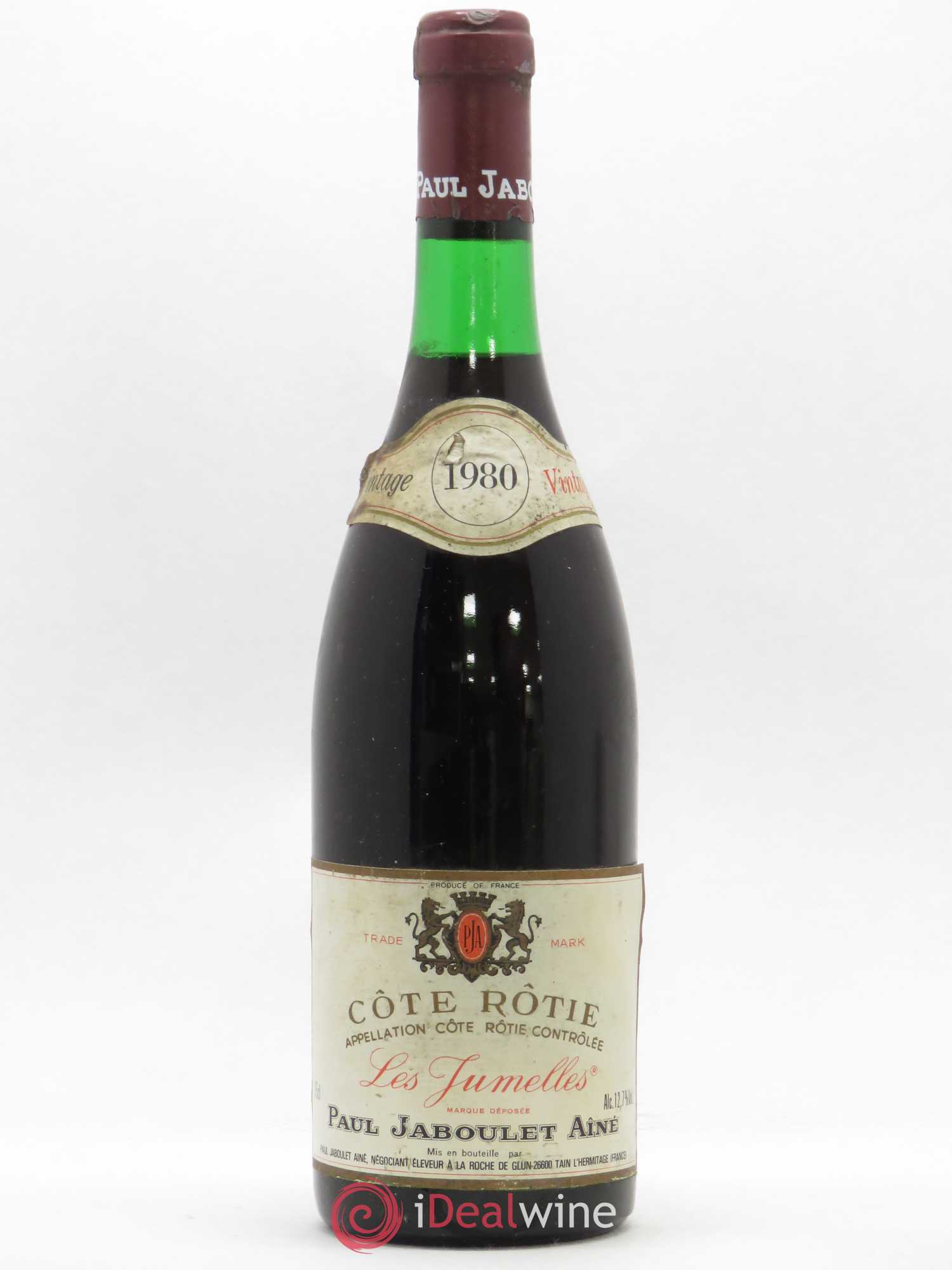 Côte-Rôtie Les Jumelles Paul Jaboulet Ainé 1980 - Lot de 1 bouteille - 0