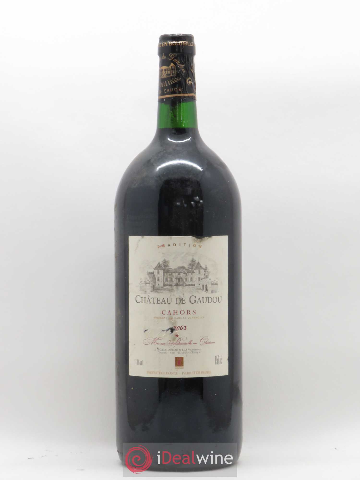 Cahors Château de Gaudou 2003 - Lot de 1 magnum - 0