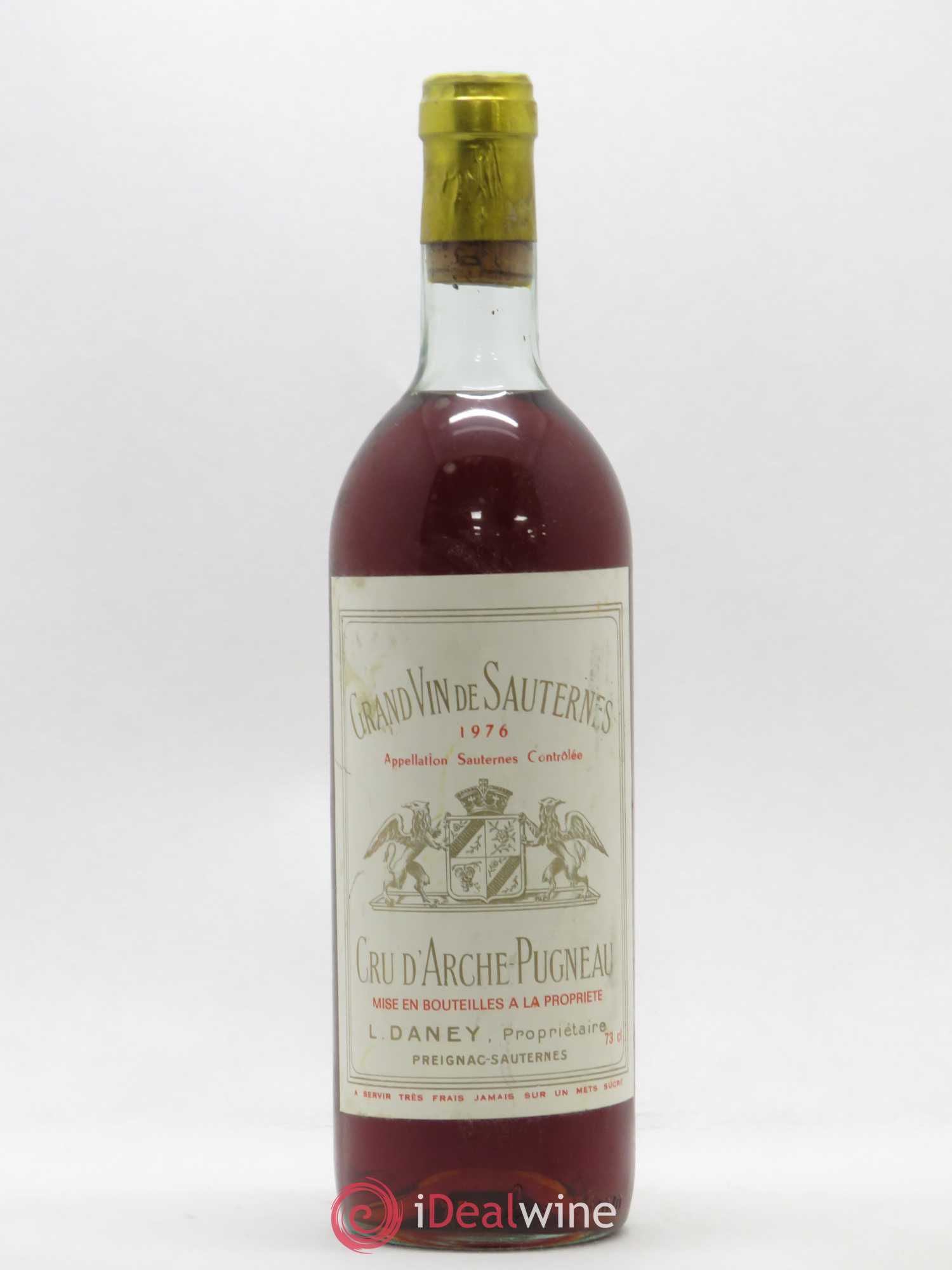 Sauternes Cru d'Arches Pugneau 1976 - Posten von 1 Flasche - 0
