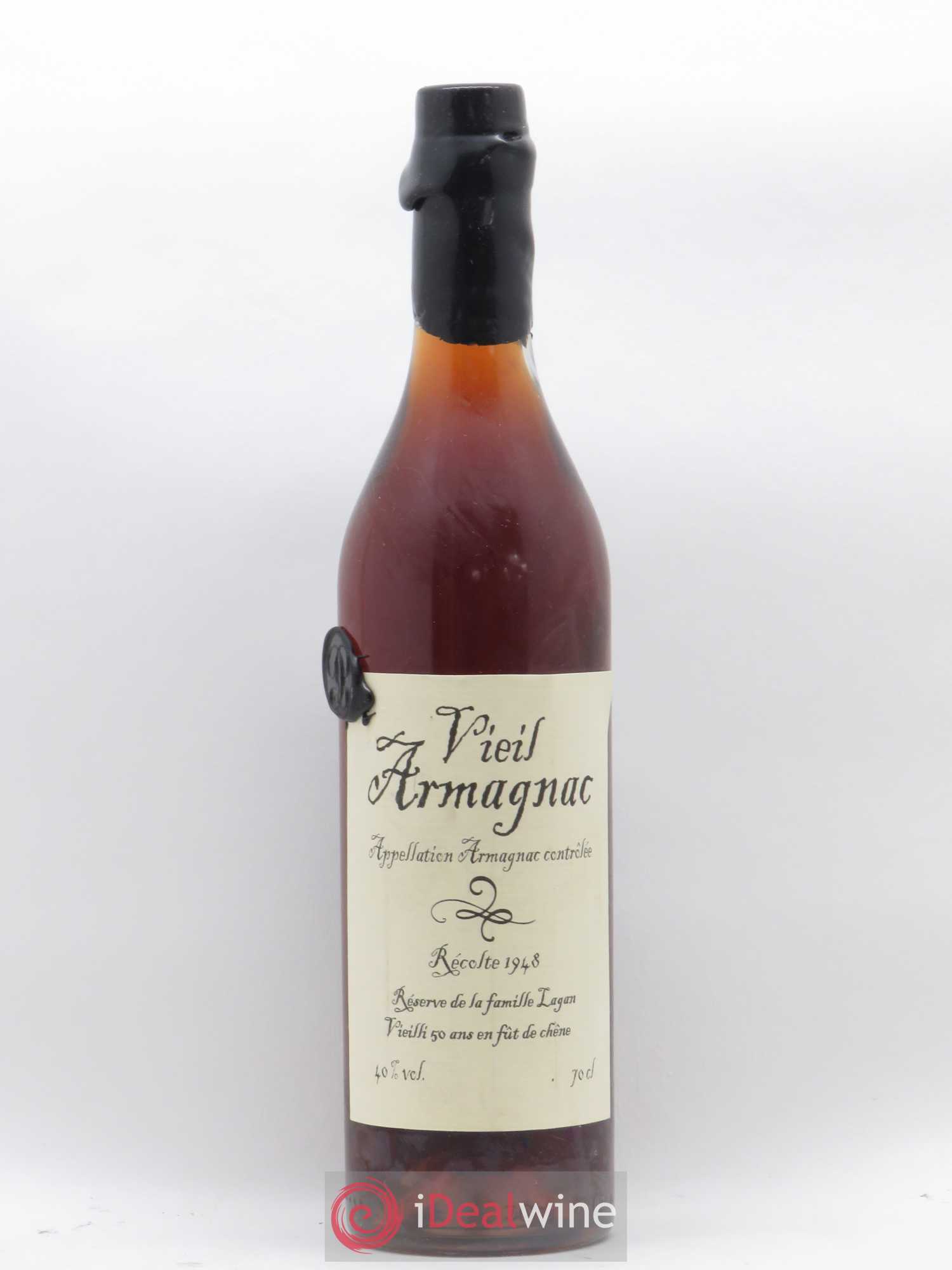 Armagnac Lagan 1948 - Posten von 1 Flasche - 0