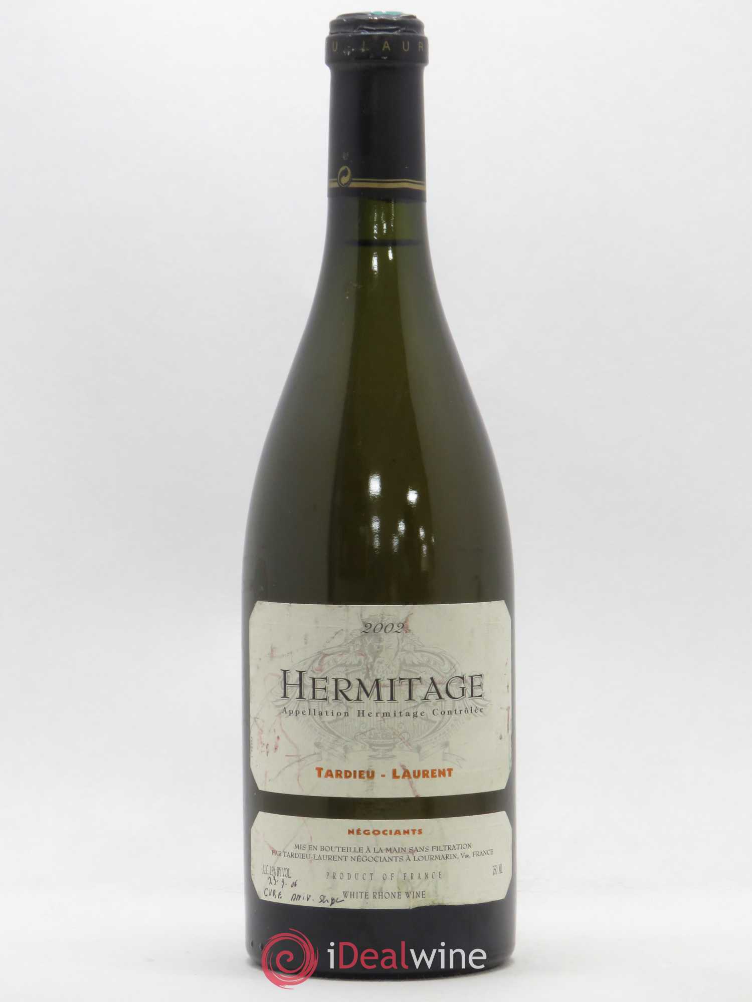 Hermitage Tardieu-Laurent Famille Tardieu 2002 - Lot de 1 bouteille - 0