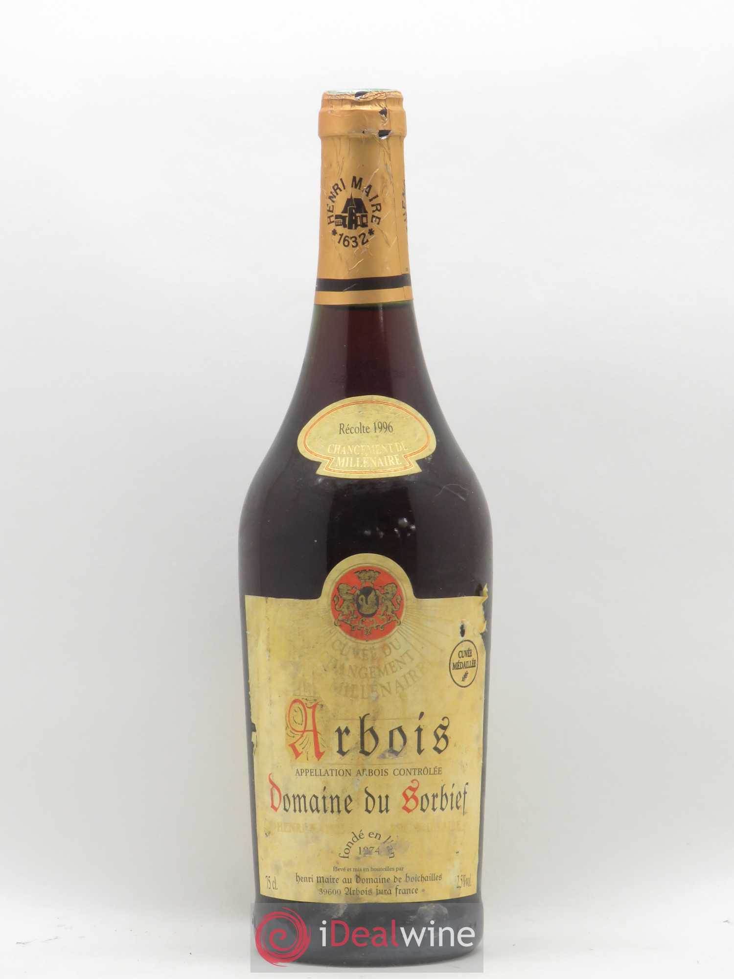 Arbois Domaine du Sorbief Henri Maire 1996 - Posten von 1 Flasche - 0