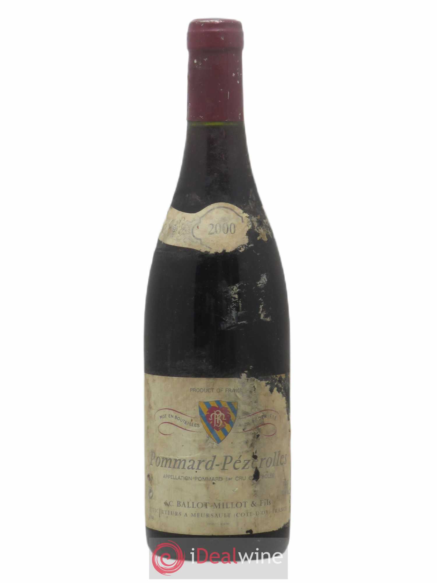 Pommard 1er Cru Pezerolles Ballot Millot 2000 - Posten von 1 Flasche - 0