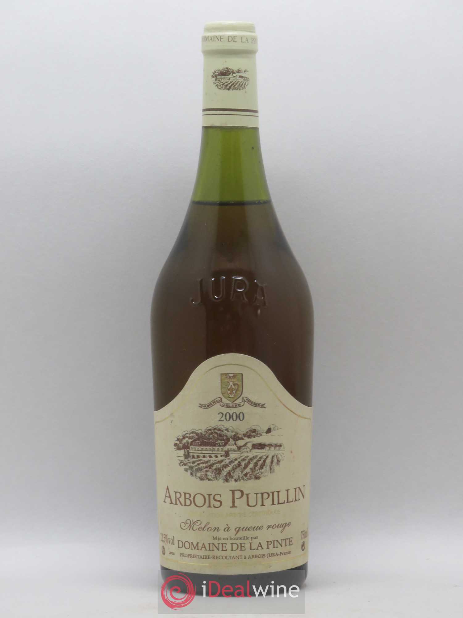 Arbois Pupillin Melon à queue rouge Domaine de la Pinte 2000 - Posten von 1 Flasche - 0