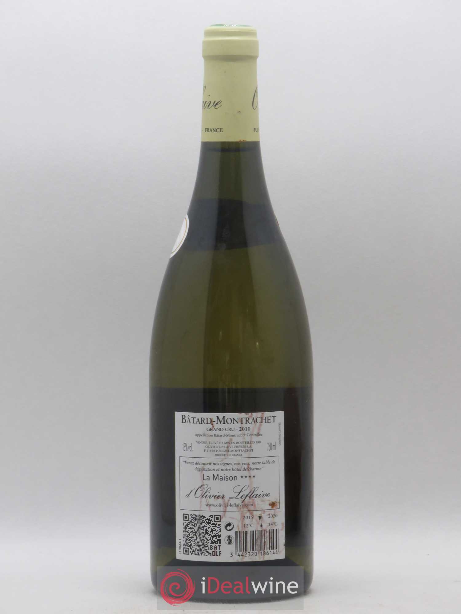Bâtard-Montrachet Grand Cru Olivier Leflaive 2010 - Lot de 1 bouteille - 1