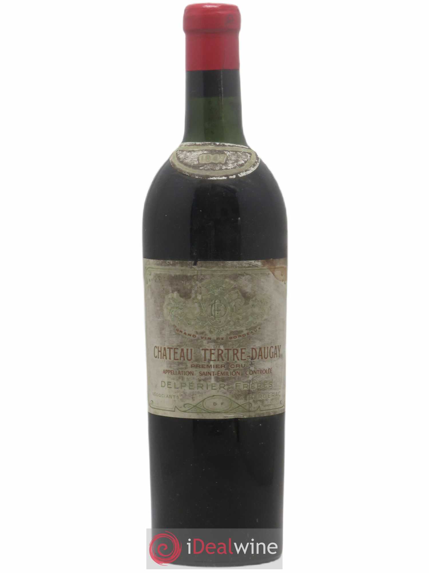 Château Tertre Daugay Grand Cru Classé Négoce Delperier (sans prix de réserve) 1947 - Posten von 1 Flasche - 0