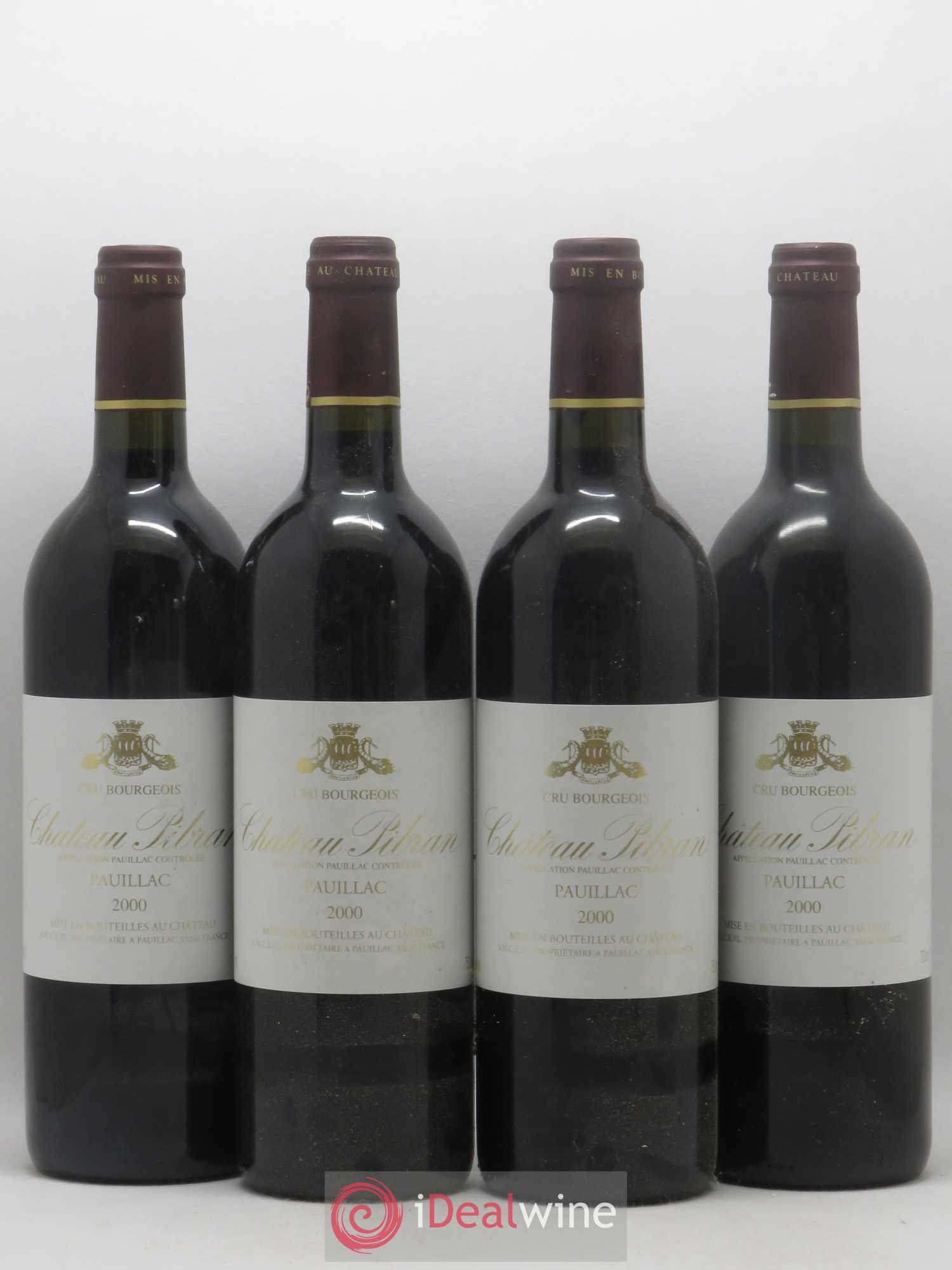 Château Pibran 2000 - Lot de 4 bouteilles - 0