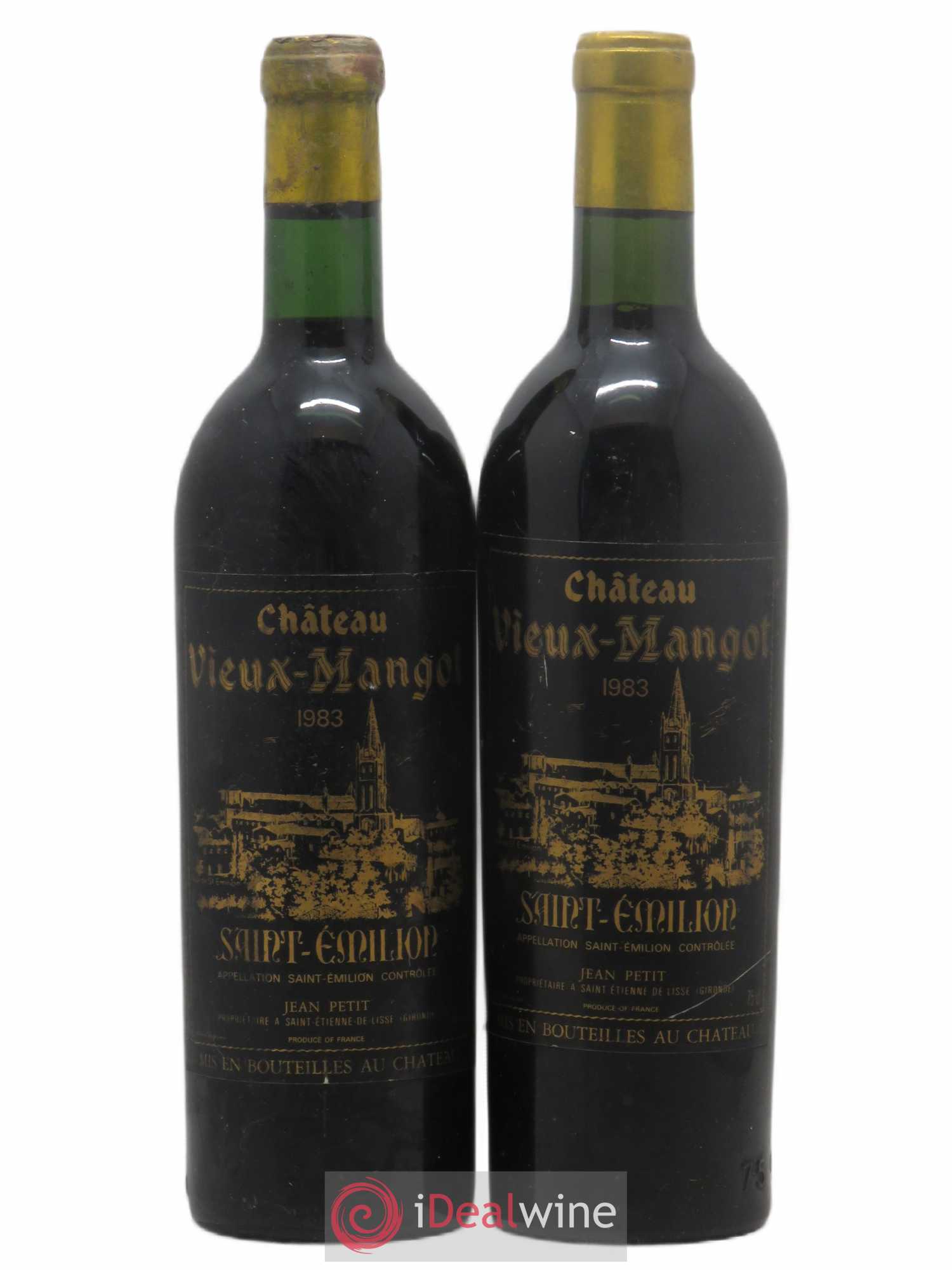 Saint-Émilion Vieux Mangot (sans prix de réserve) 1983 - Posten von 2 Flaschen - 0