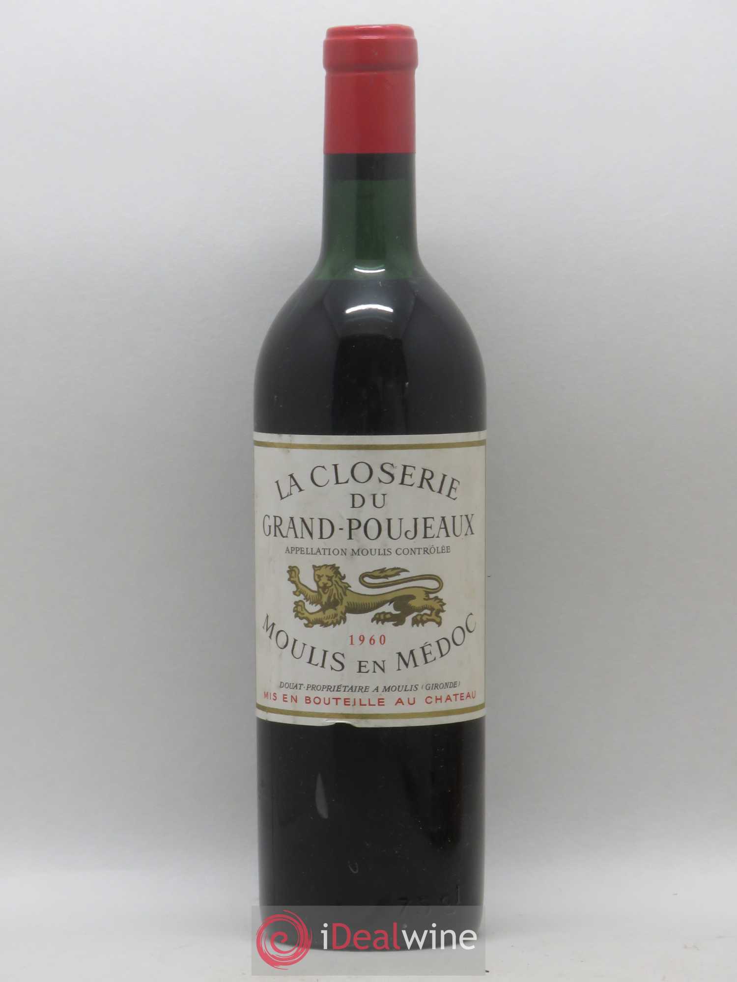 Moulis en Médoc la Closerie du grand poujeaux 1960 - Posten von 1 Flasche - 0
