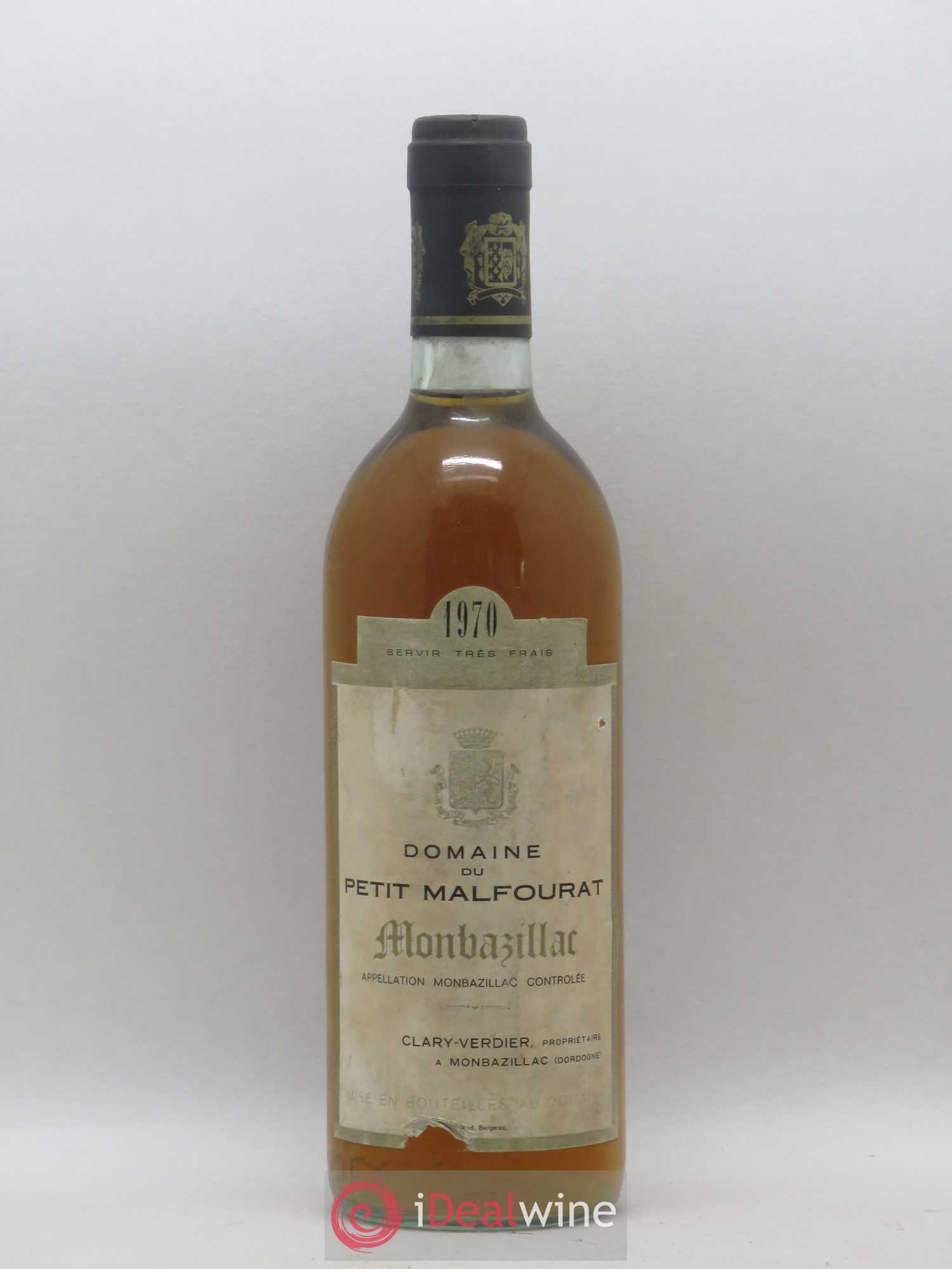 Monbazillac Domaine du Petit Malfourat 1970 - Lotto di 1 bottiglia - 0