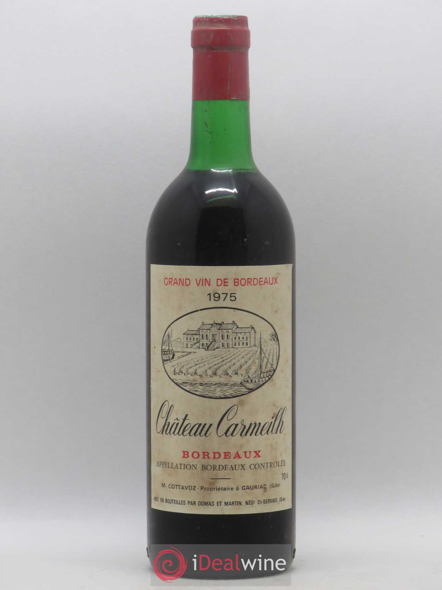 Bordeaux Château Carmeilh 1975 - Posten von 1 Flasche - 0