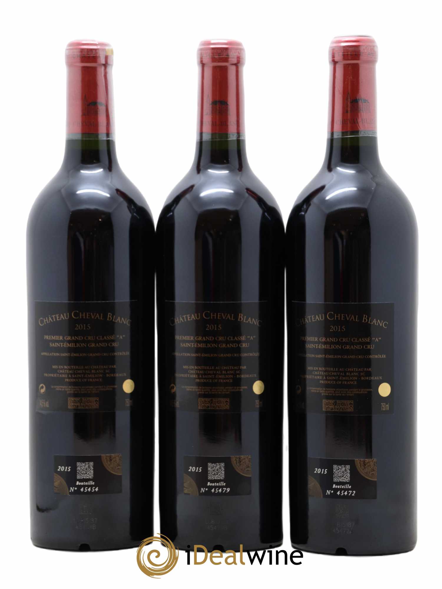 Château Cheval Blanc 1er Grand Cru Classé A 2015 - Lot de 6 bouteilles - 2