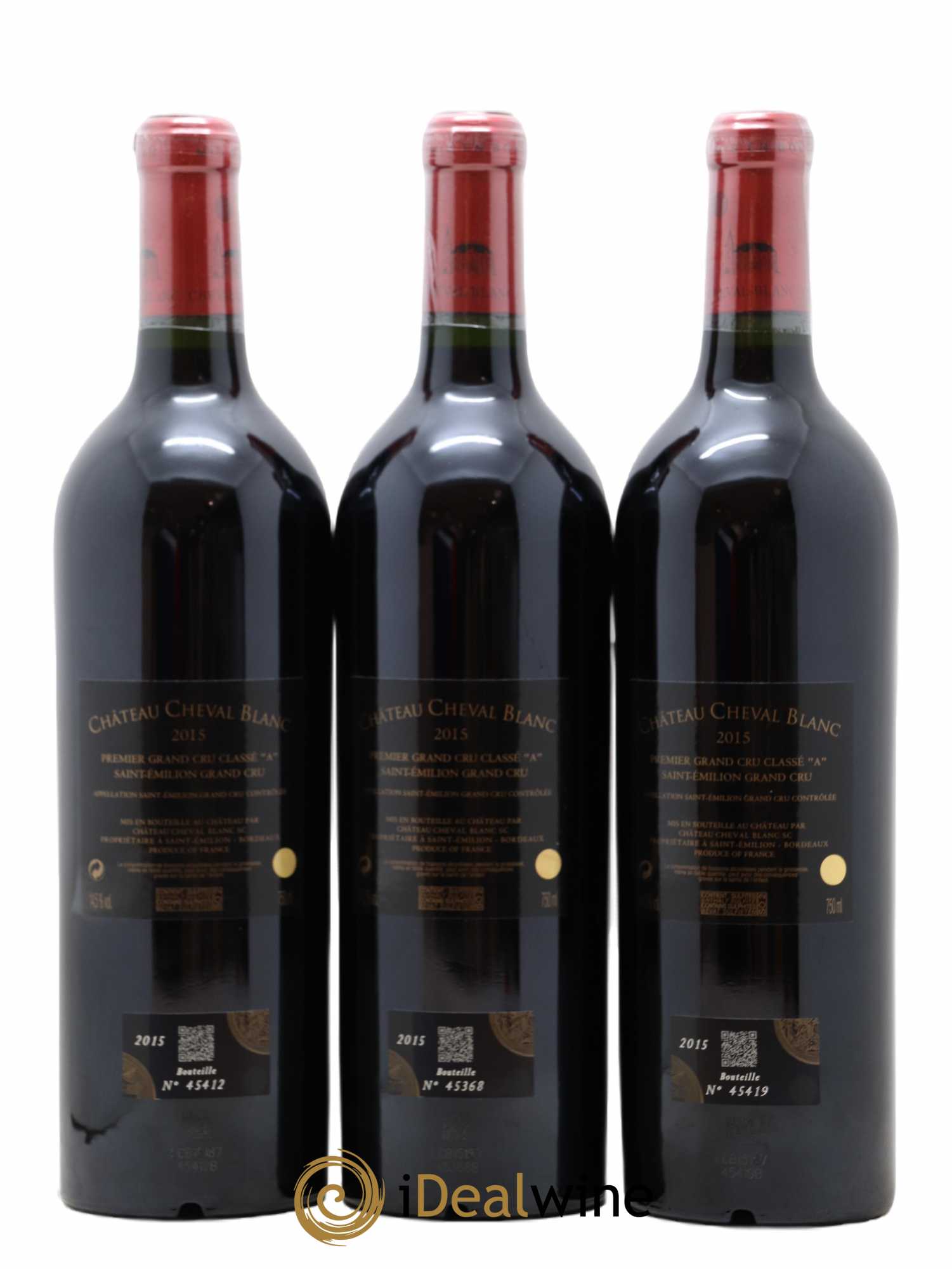 Château Cheval Blanc 1er Grand Cru Classé A 2015 - Lot de 6 bouteilles - 4
