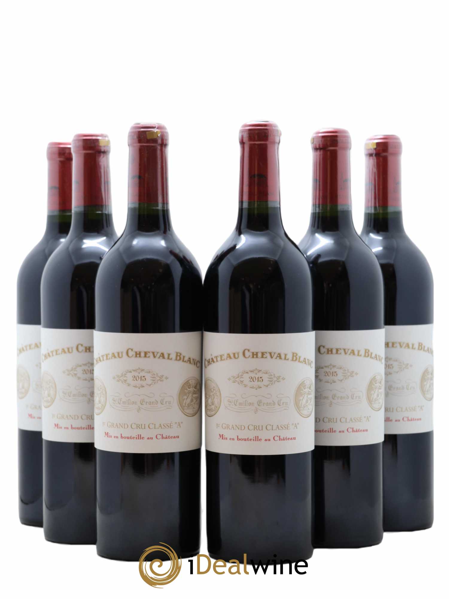 Château Cheval Blanc 1er Grand Cru Classé A 2015 - Lot de 6 bouteilles - 0