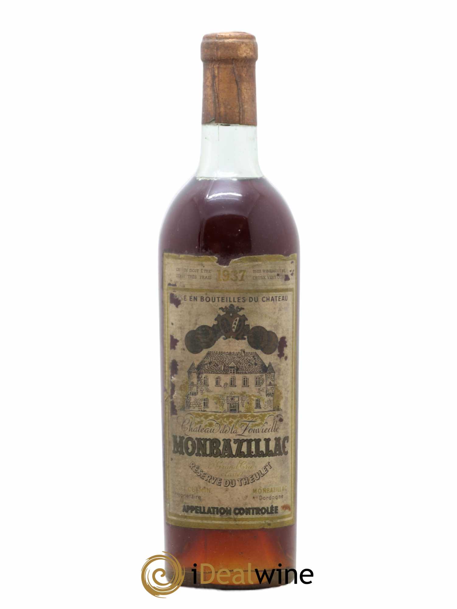 Monbazillac Château de la Fonvieille (senza prezzo di riserva) 1937 - Lotto di 1 bottiglia - 0
