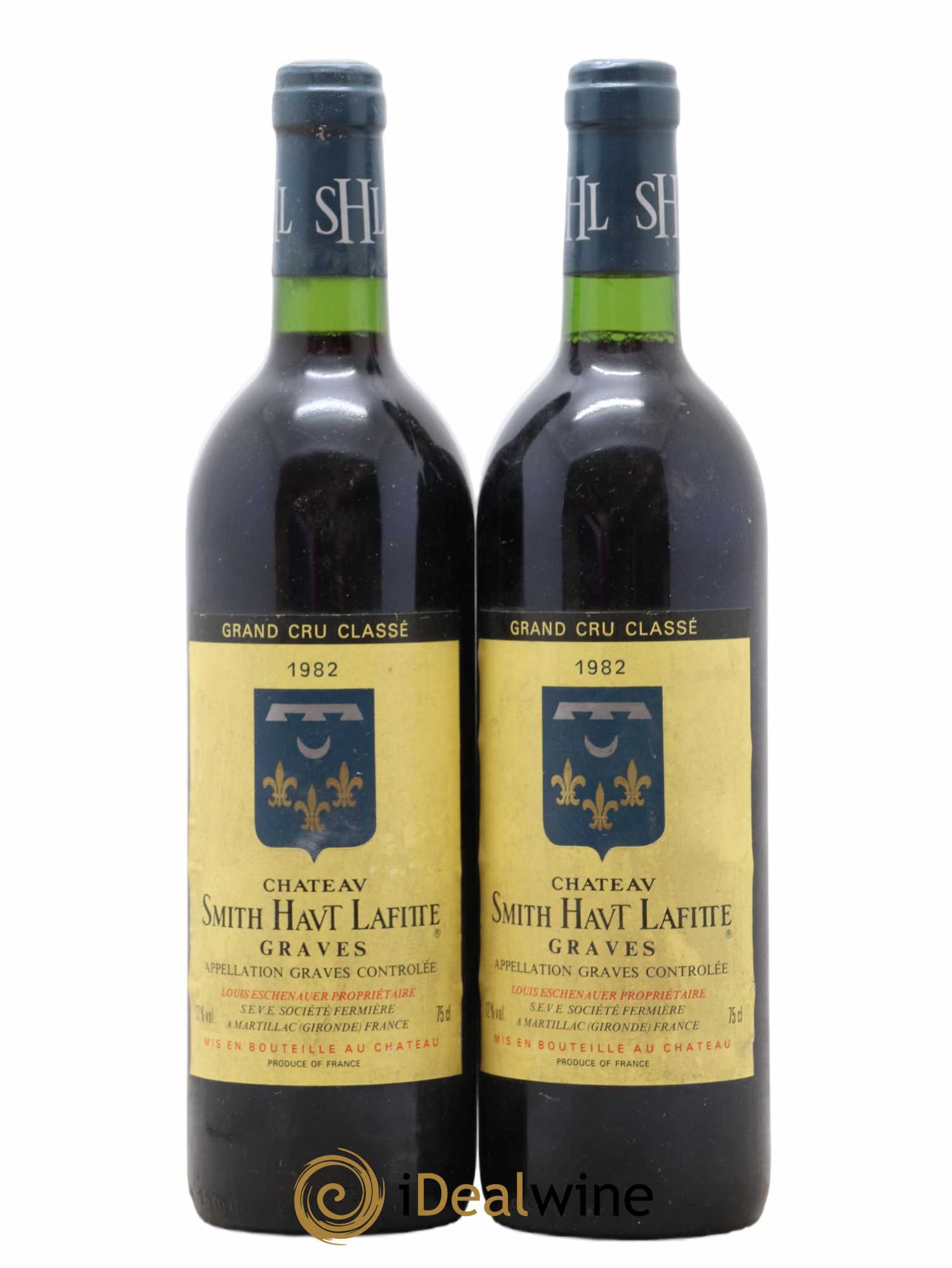 Château Smith Haut Lafitte Cru Classé de Graves 1982 - Lot de 2 bouteilles - 0