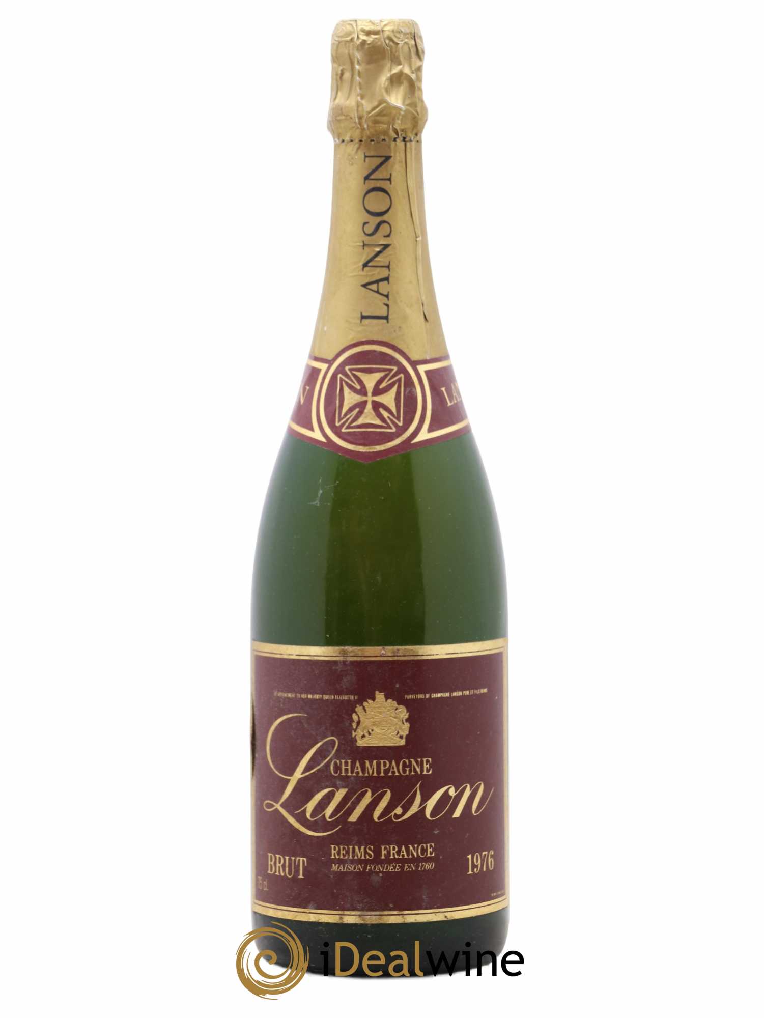 Vintage Collection Lanson 1976 - Lot de 1 bouteille - 0